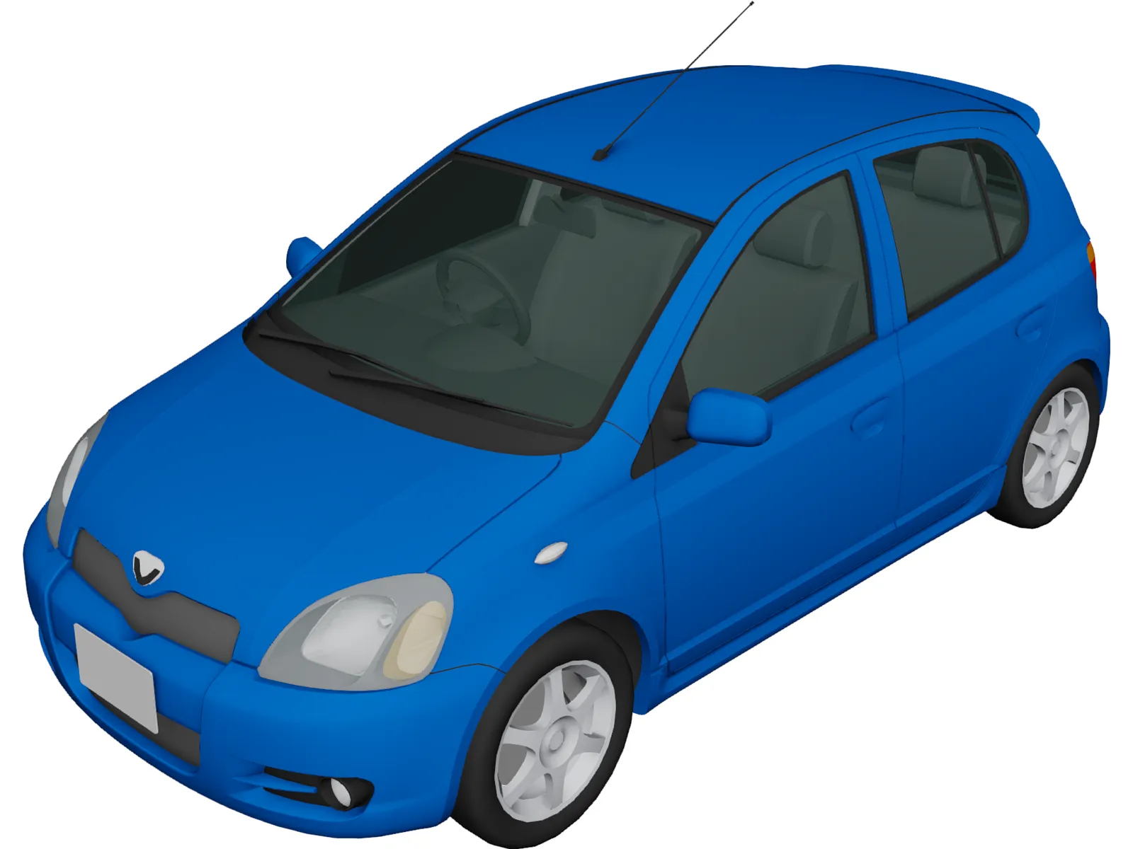 Toyota Vitz (2002) 3D Model