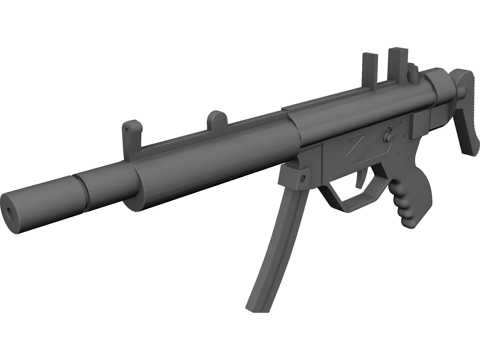 H&K MP5 3D Model