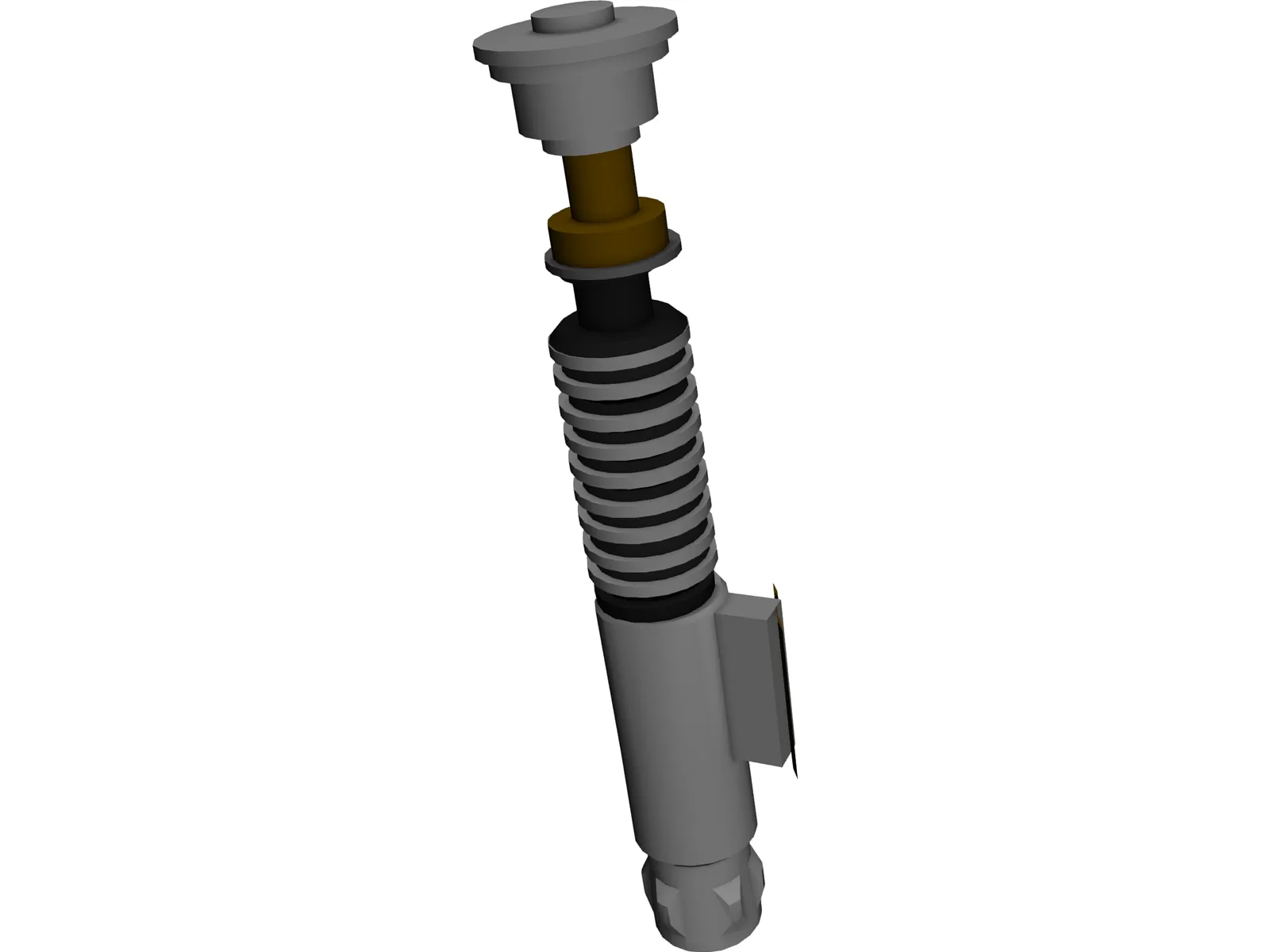 Luke Skywalker Lightsaber 3D Model