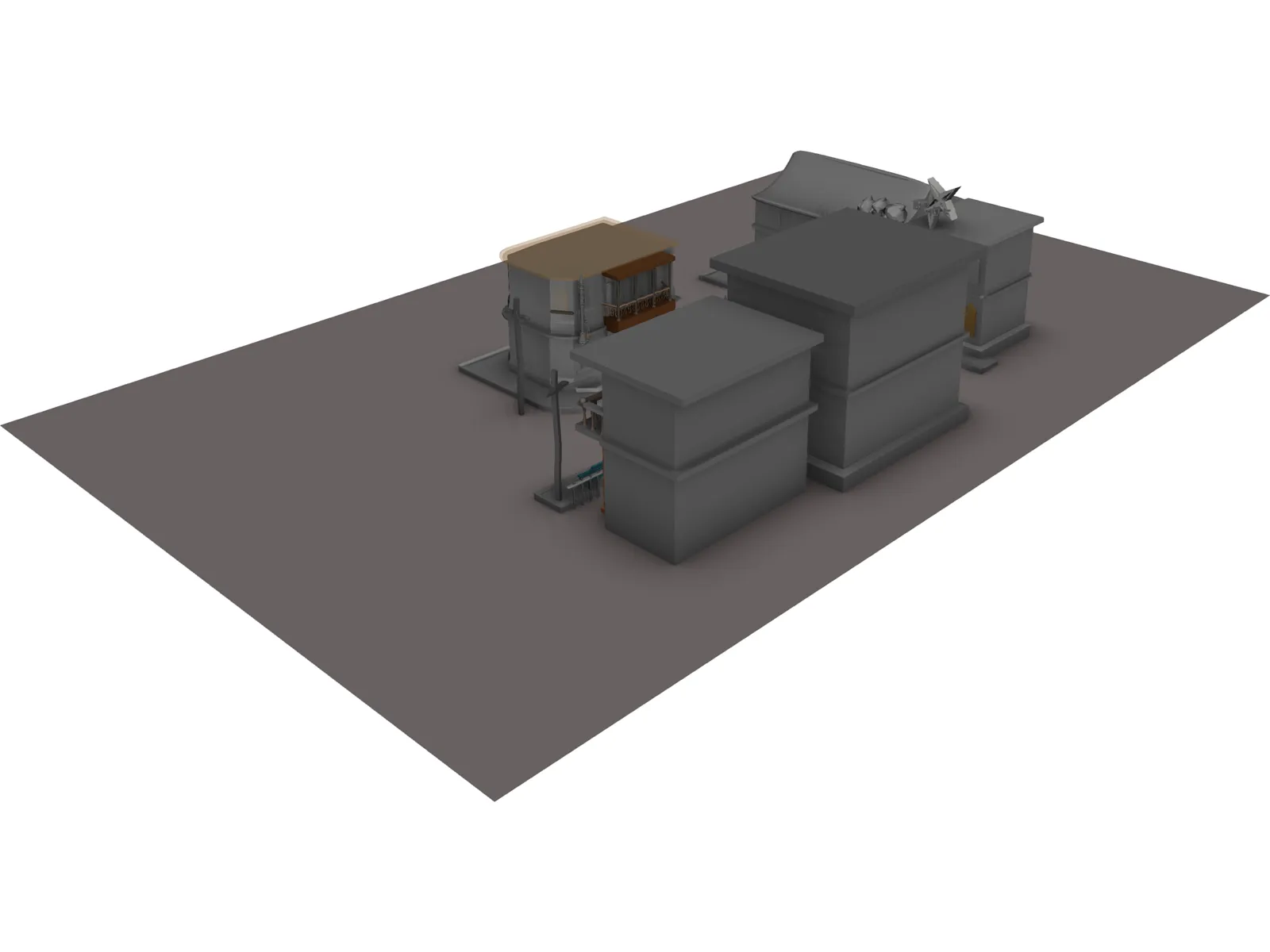 Buildings 3D Model