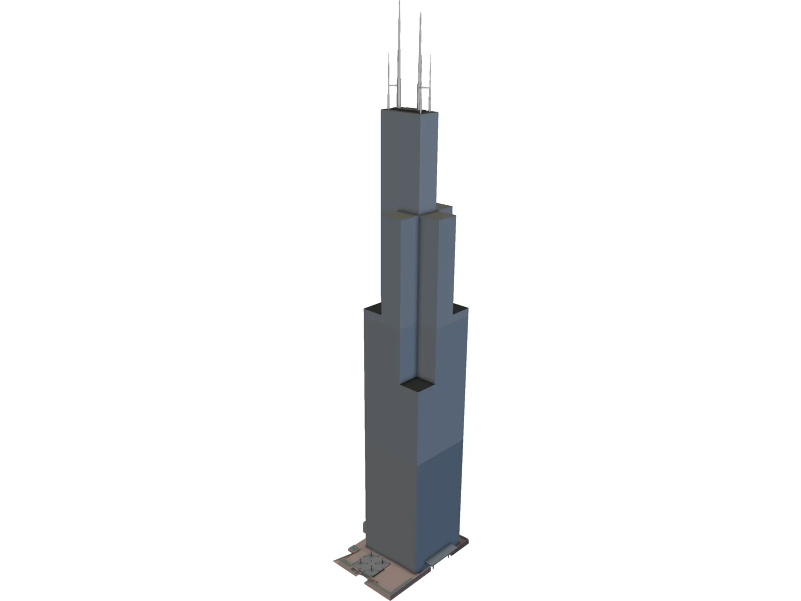 Sears Tower 3D Model