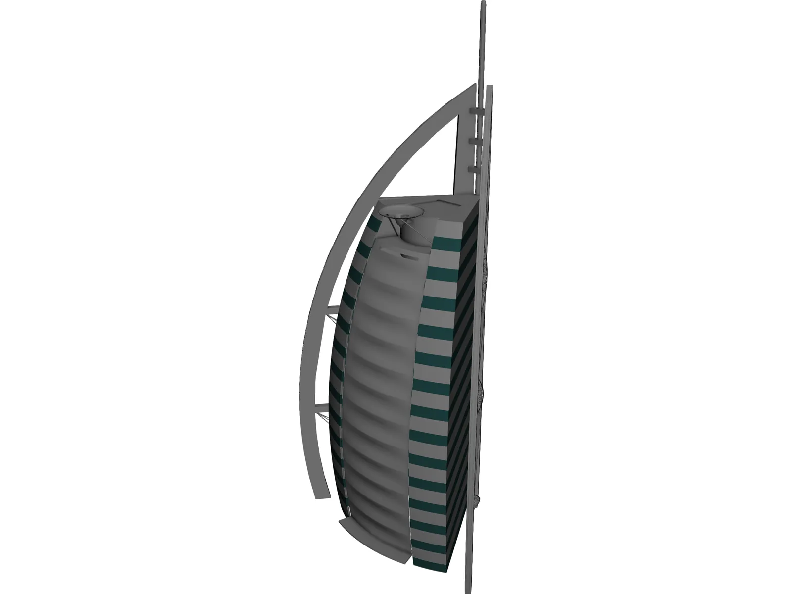Burj al arab 3D Model