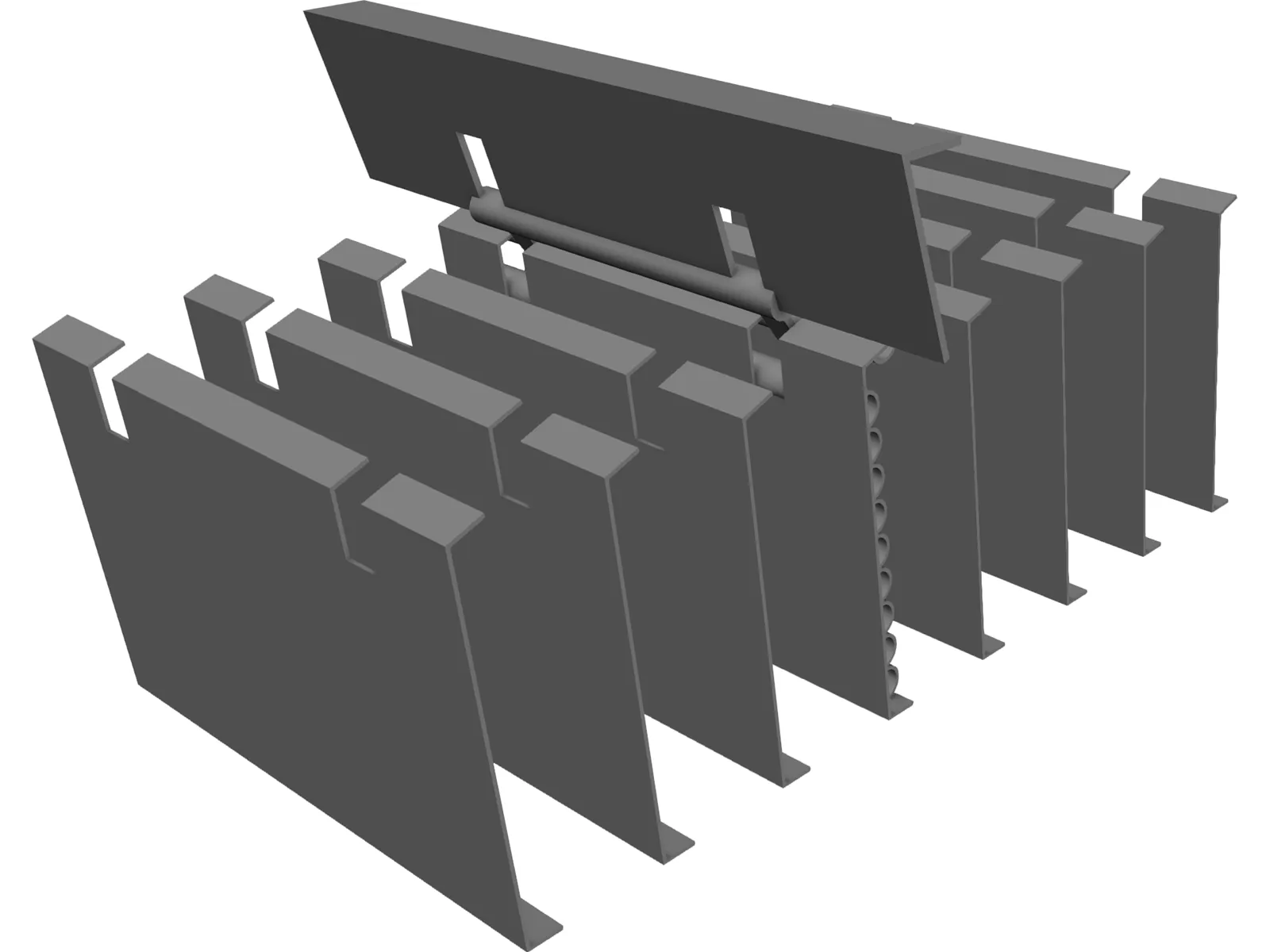 Pipe Rack Mechanism 3D Model