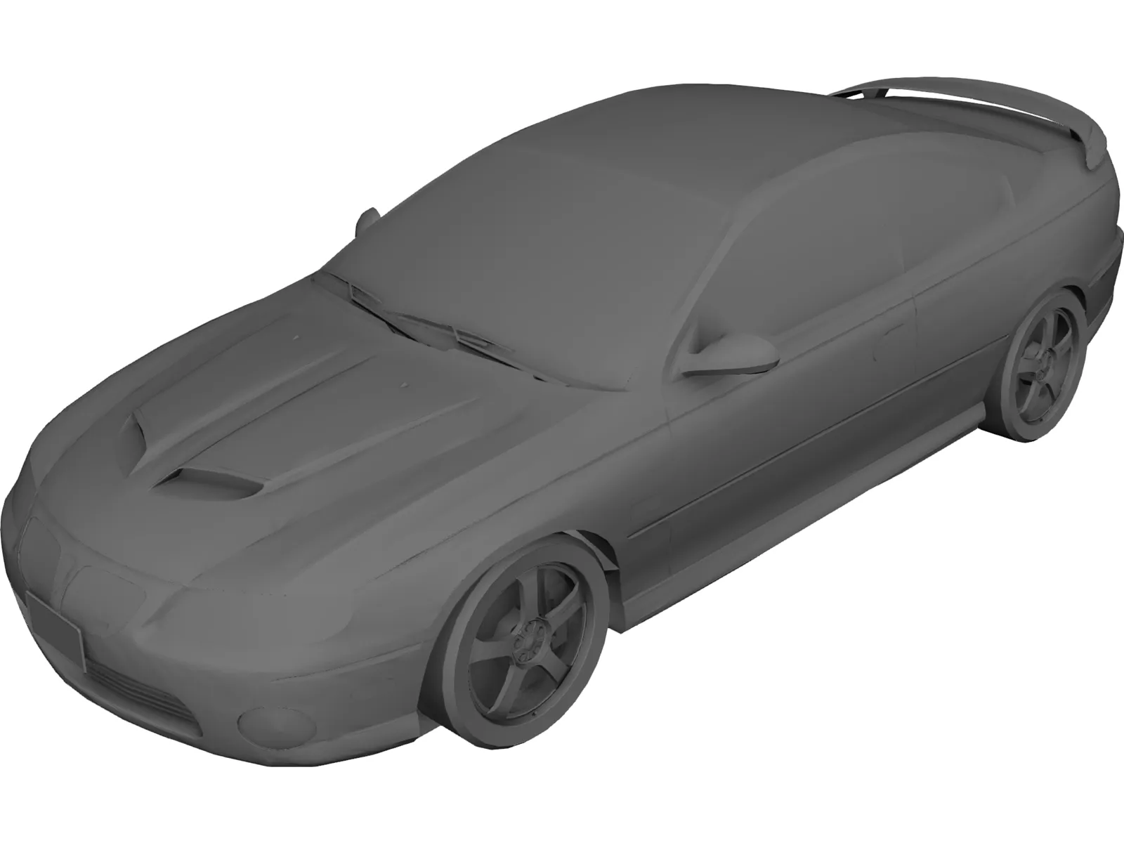 Pontiac GTO 3D Model