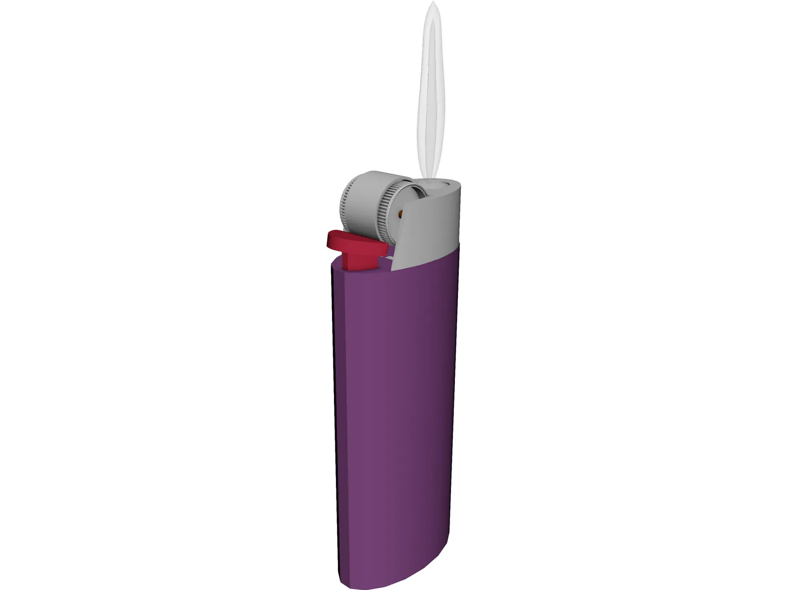Bic Lighter 3D Model
