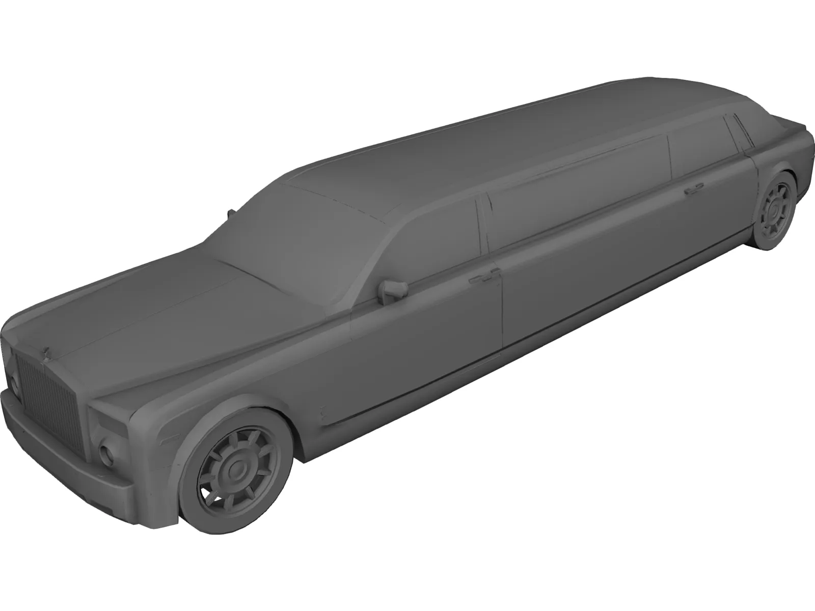 Rolls-Royce Phantom Limo (2003) 3D Model