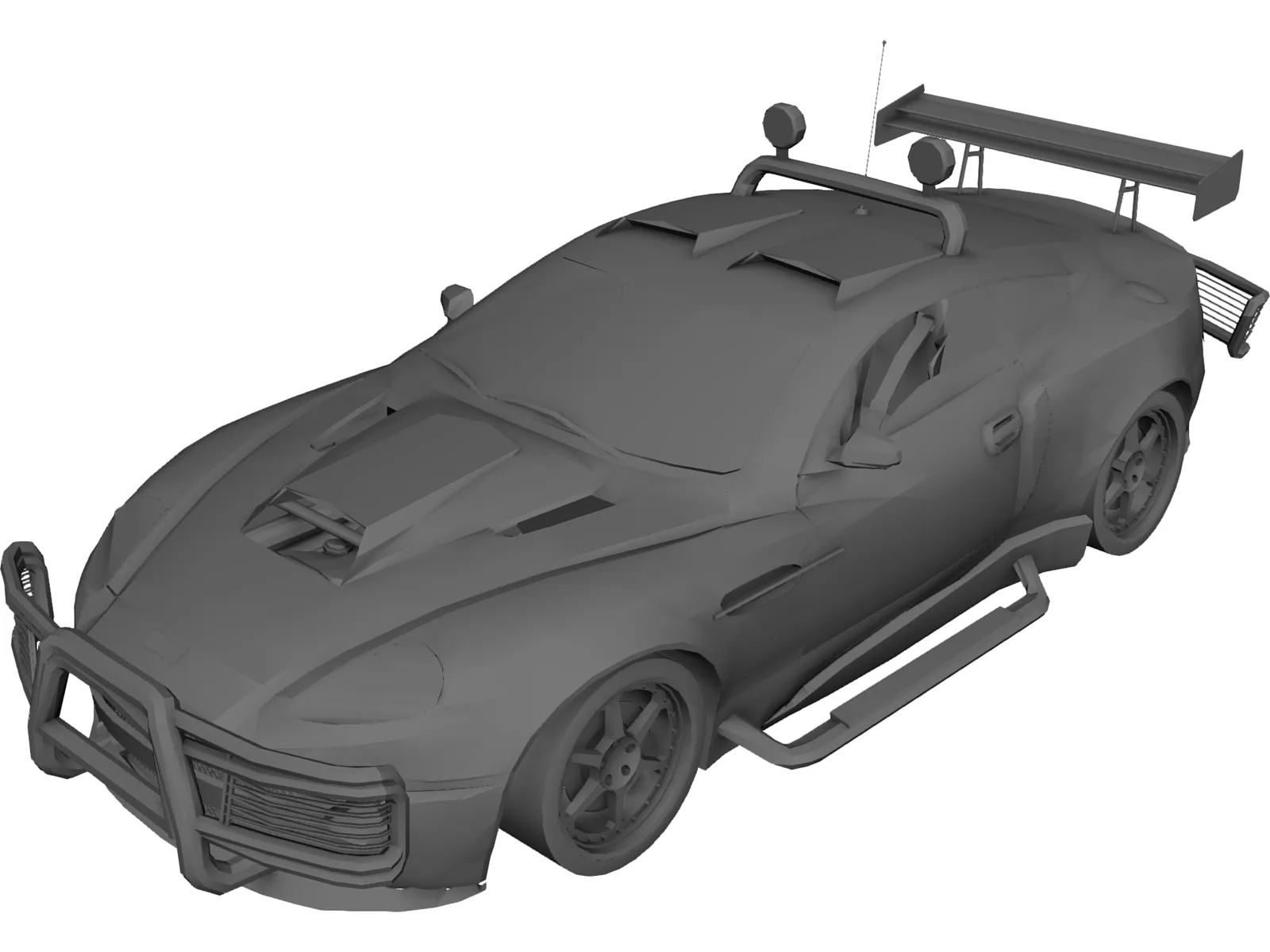 Aston Martin Road Warrior 3D Model