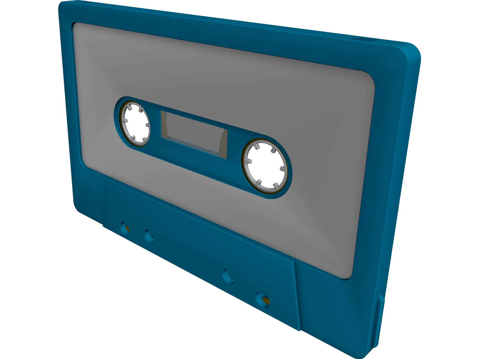 Audio Cassette 3D Model