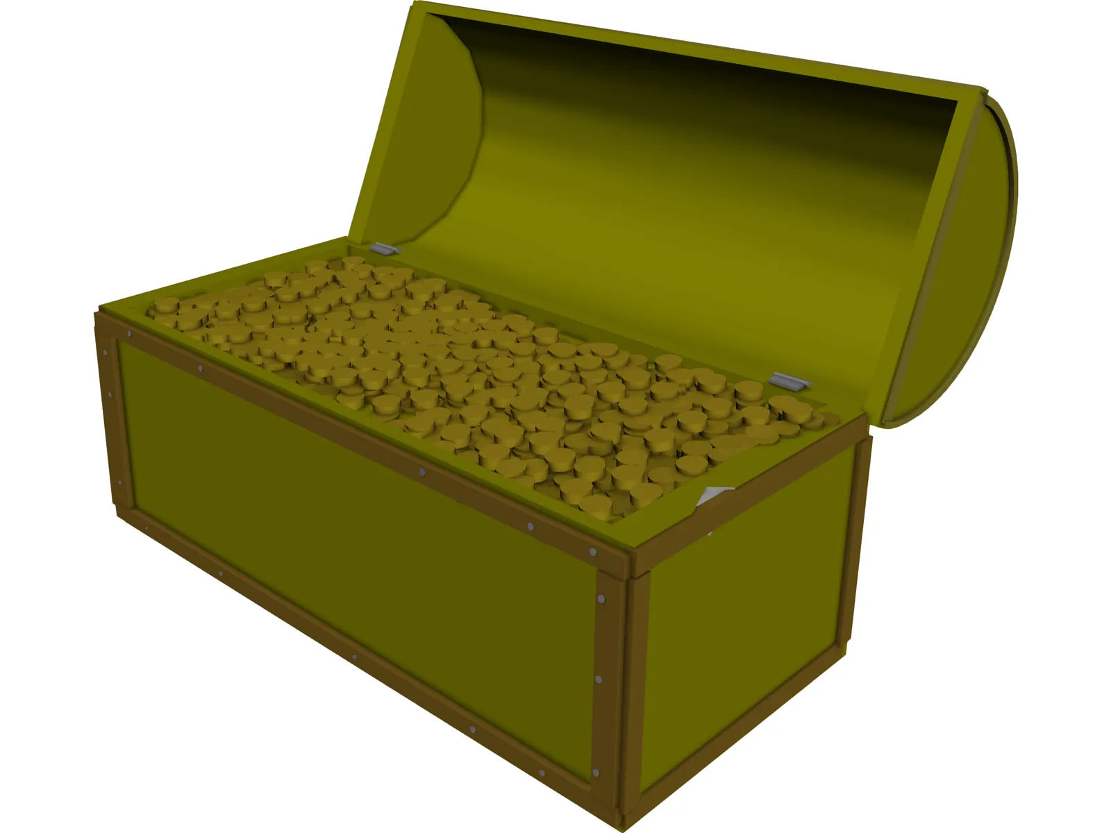 Treasure Chest 3D Model