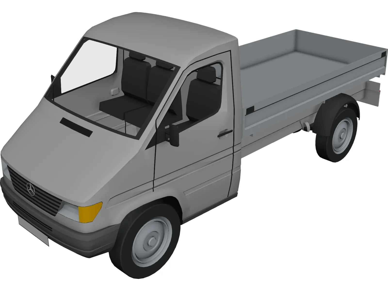 Mercedes-Benz Truck 3D Model