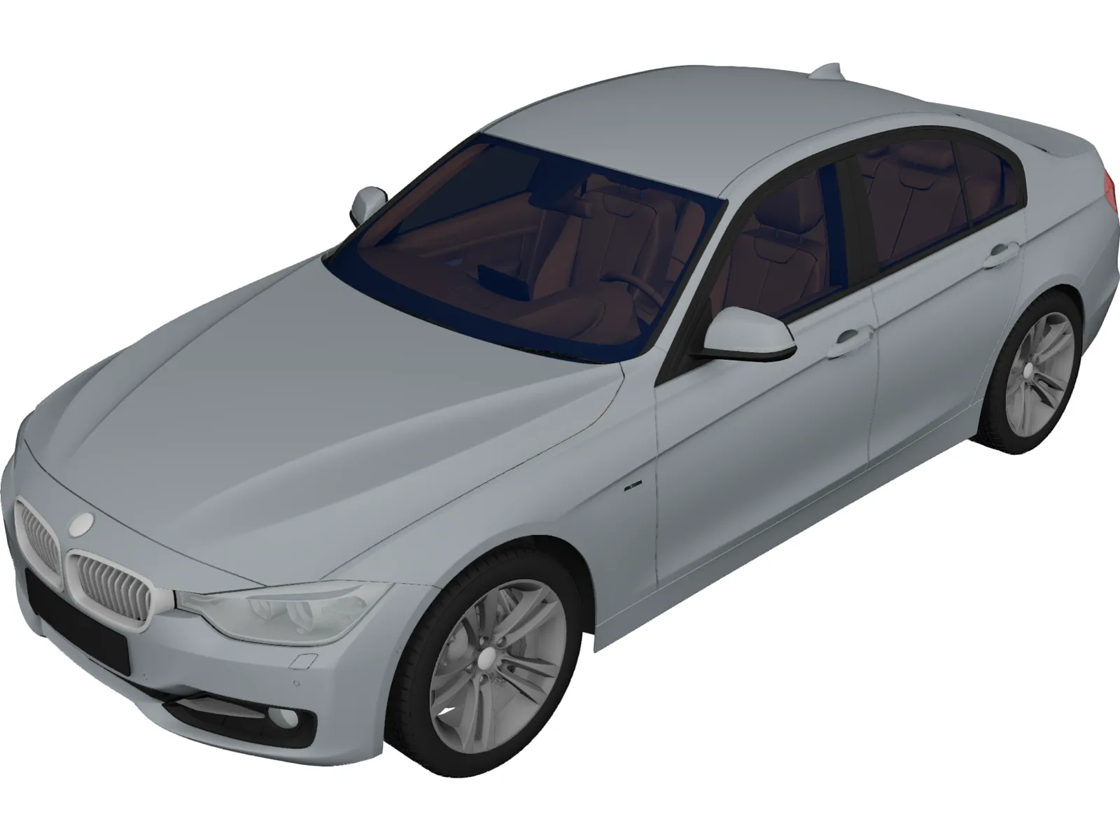 BMW 335i F30 (2015) 3D Model