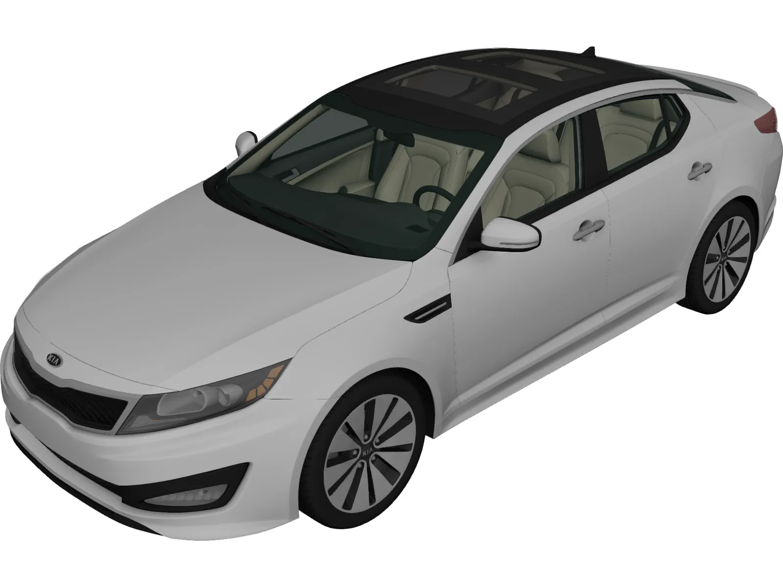 Kia Optima (2011) 3D Model