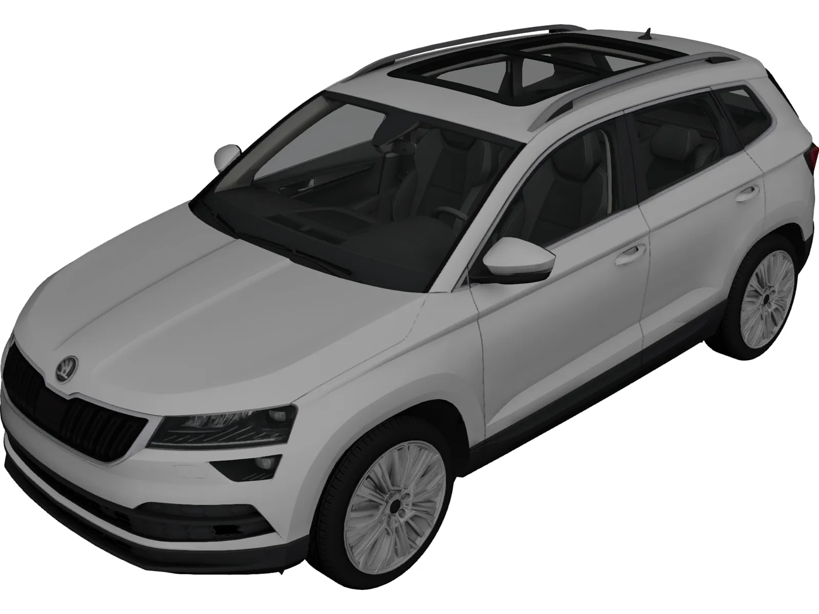 Skoda Karoq (2018) 3D Model