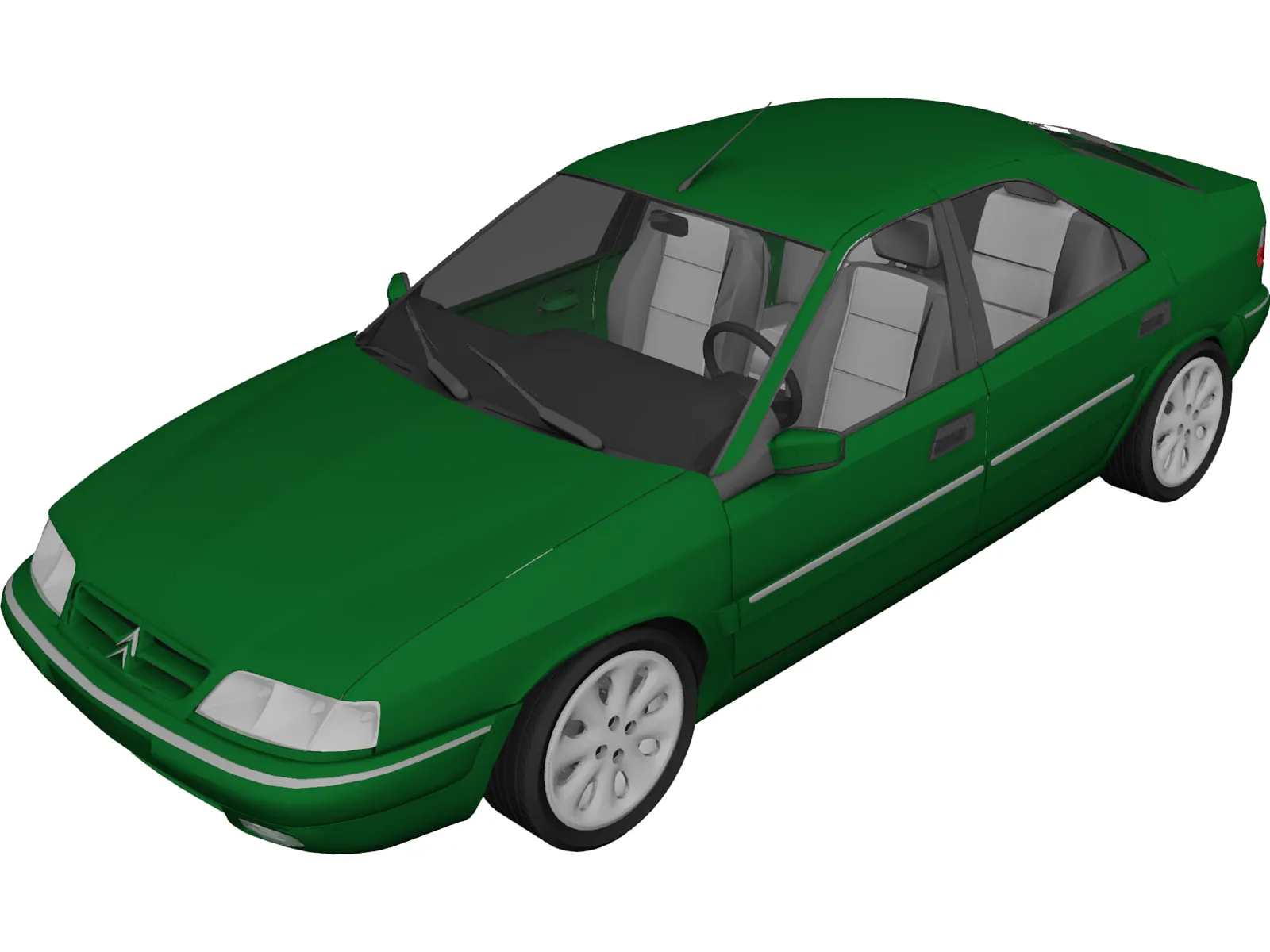 Citroen Xantia (2001) 3D Model