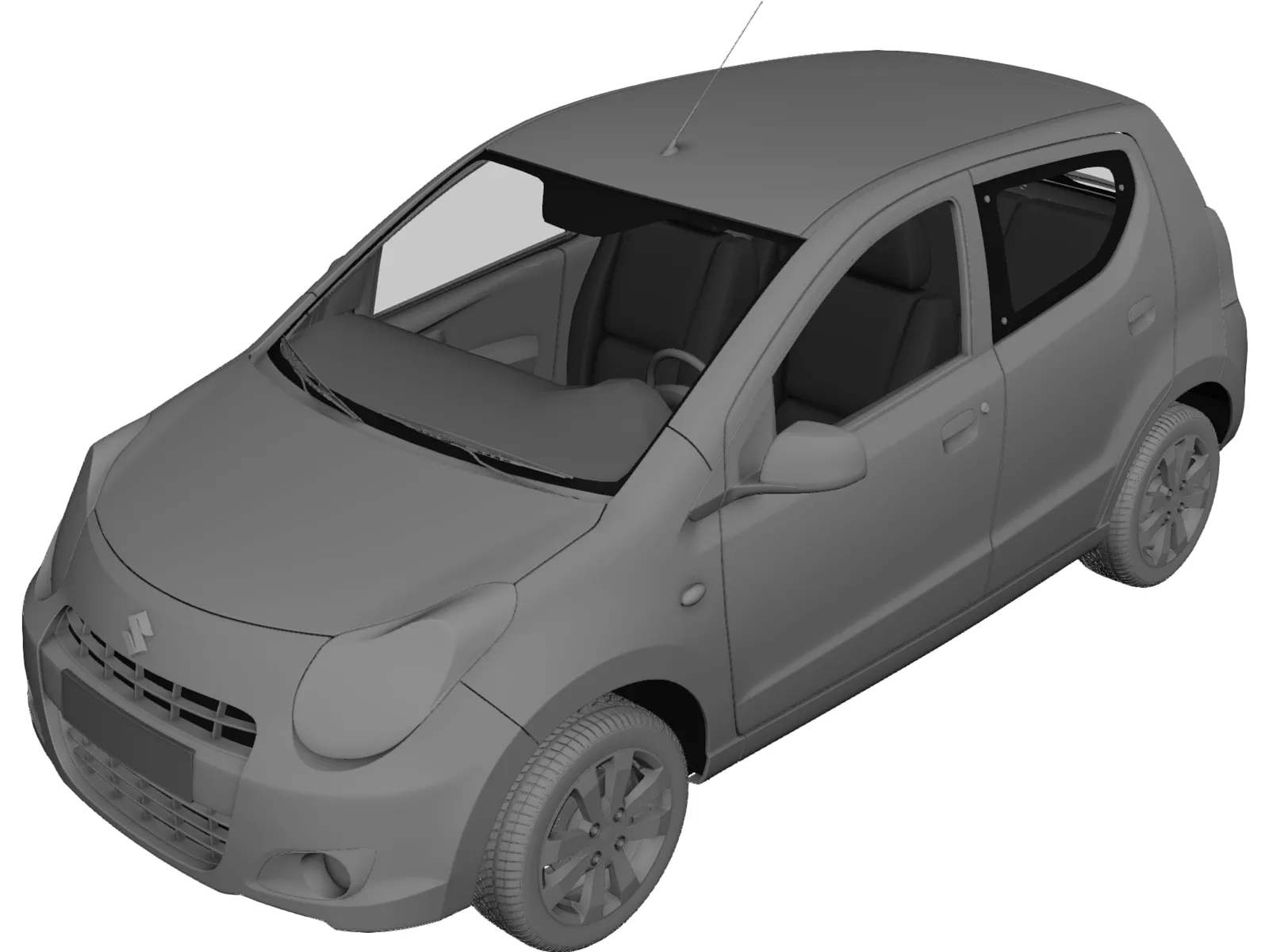 Suzuki Alto A-Star (2009) 3D Model