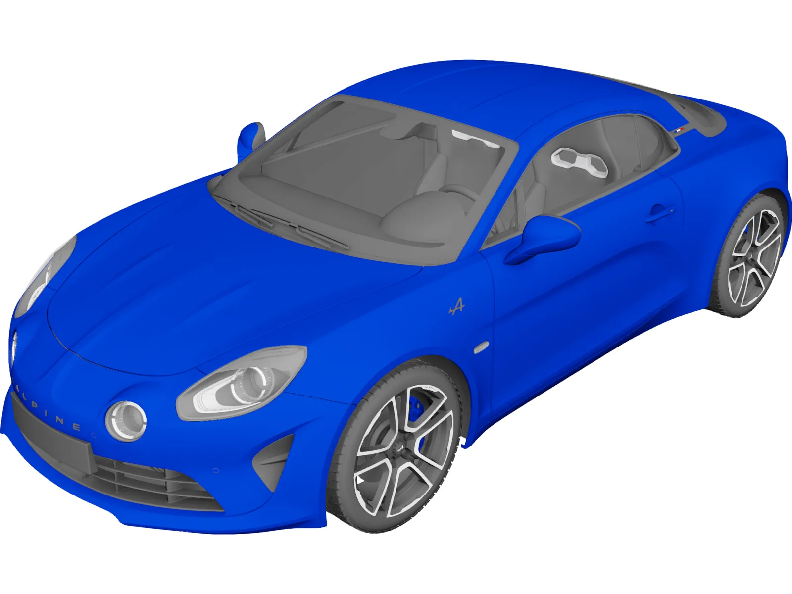 Renault Alpine A110 (2018) 3D Model