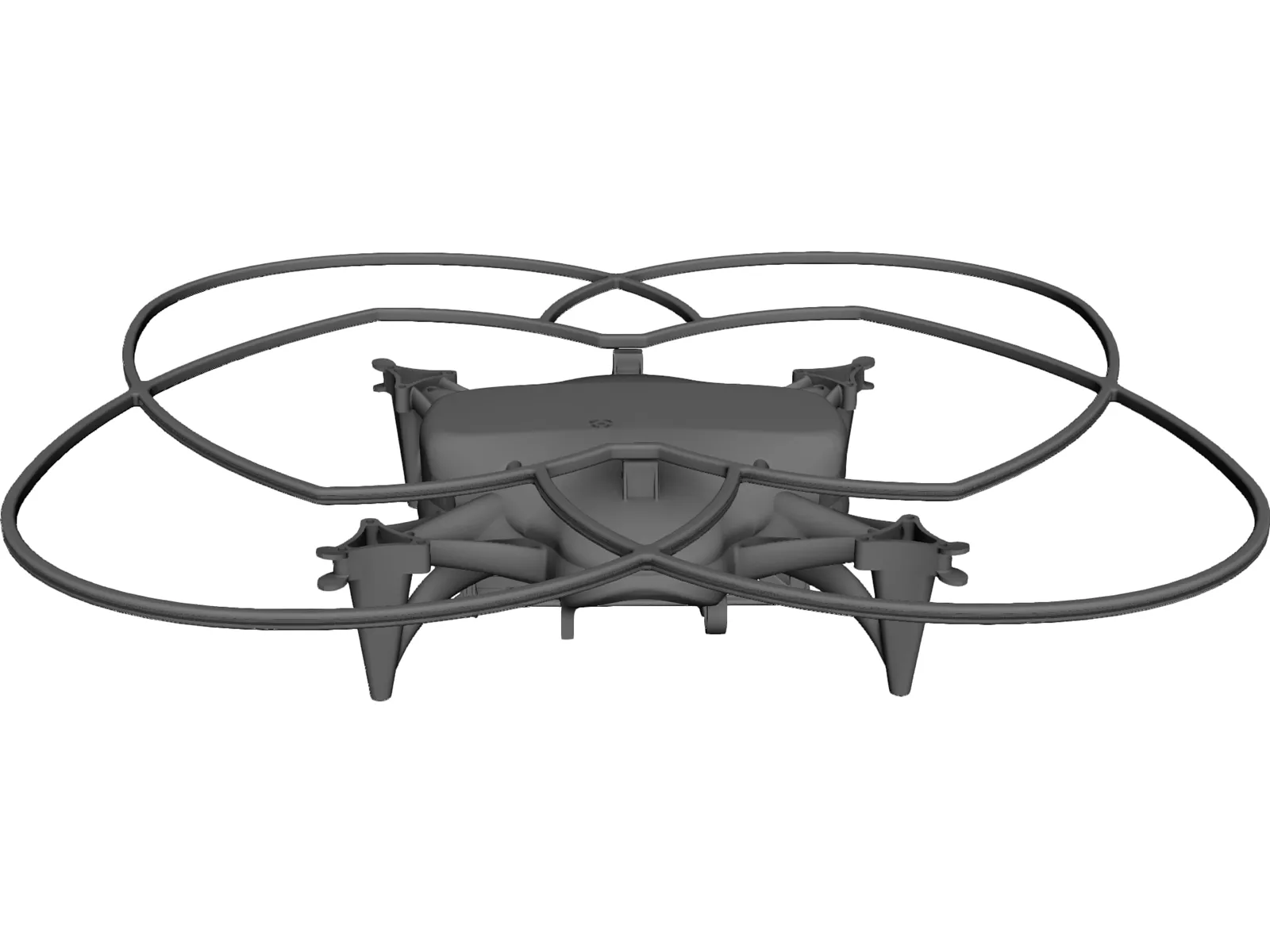 Quadrocopter Body CAD Model - 3DCADBrowser