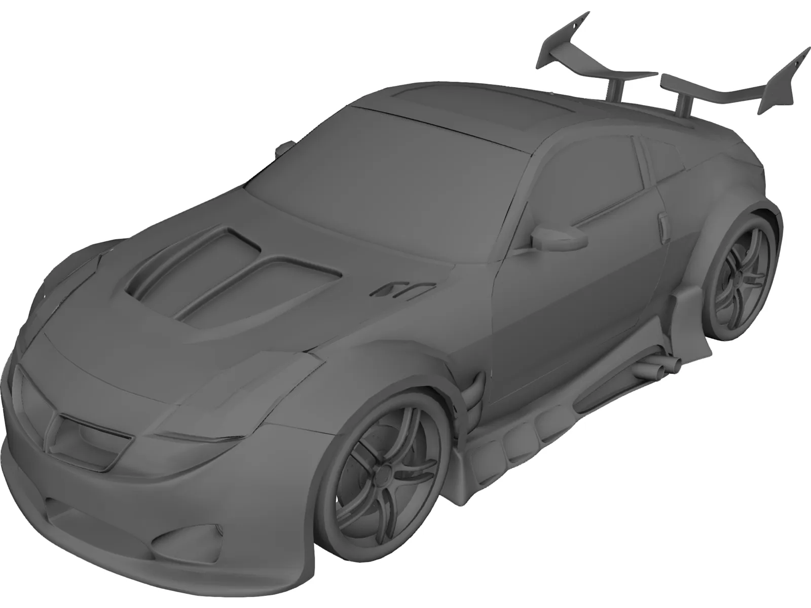 Nissan 350Z [Tuned] 3D Model