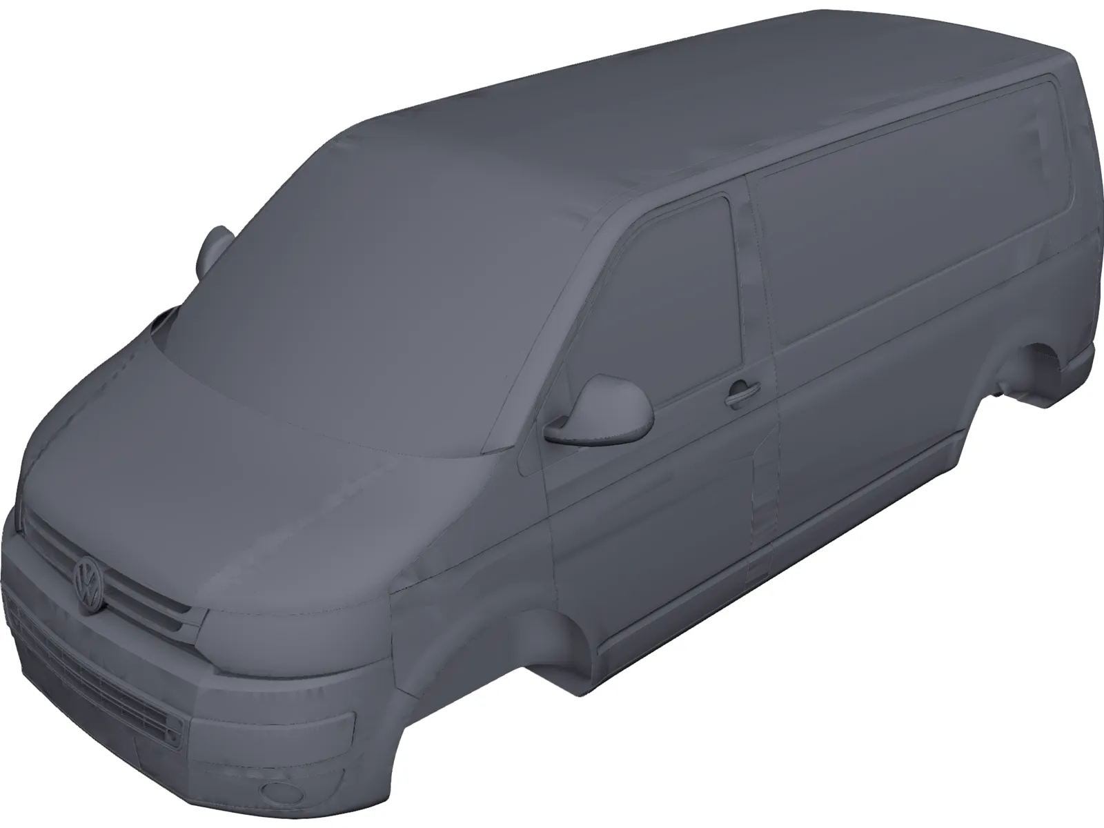 Volkswagen Transporter T5 3D Model