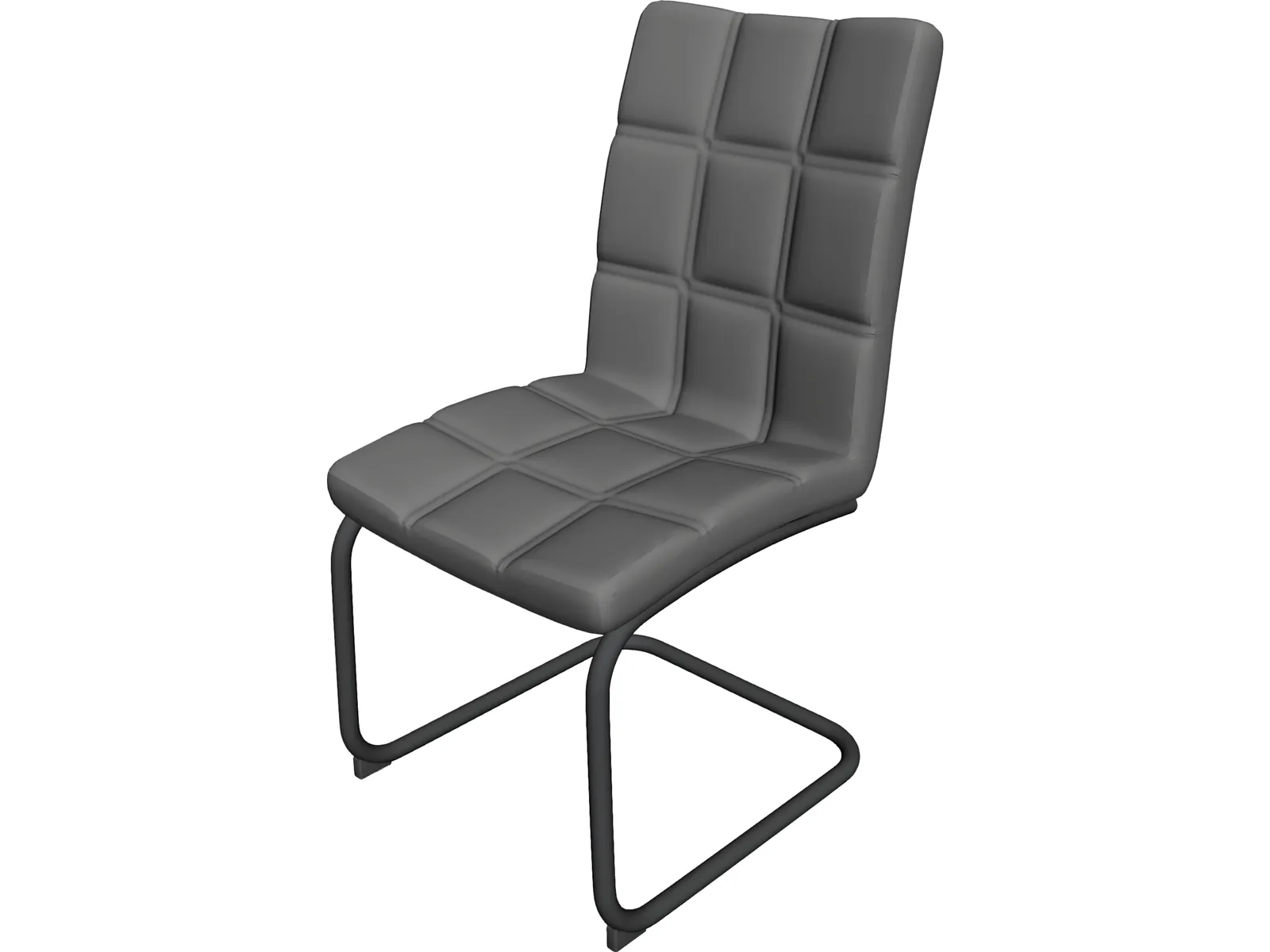 Soft Business Chair 3D Model