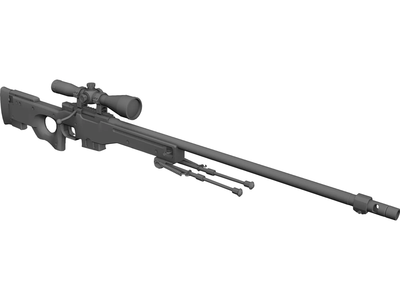 3d модель awp фото 2