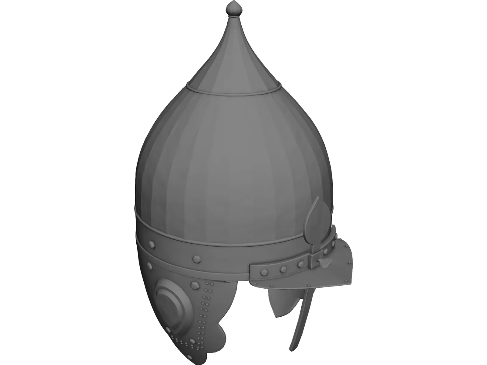 Russian Knight Helmet 3D Model