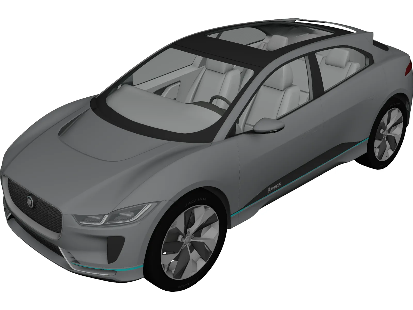 Jaguar I-Pace Concept 3D Model