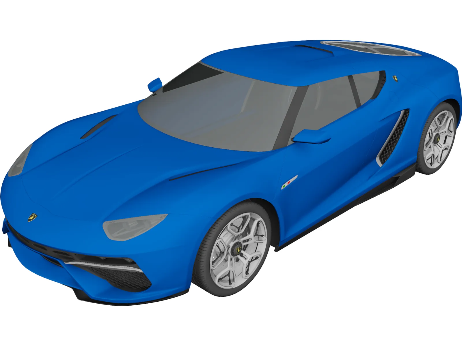 Lamborghini Asterion Concept (2014) 3D Model