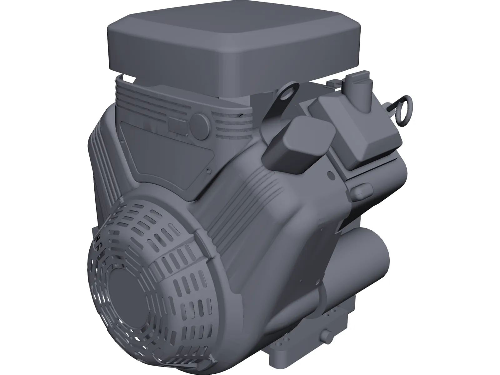 18hp Vanguard engine fuel tank, 3D CAD Model Library