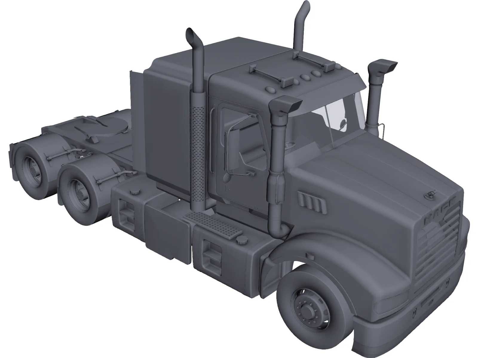 Mack Superliner 3D Model