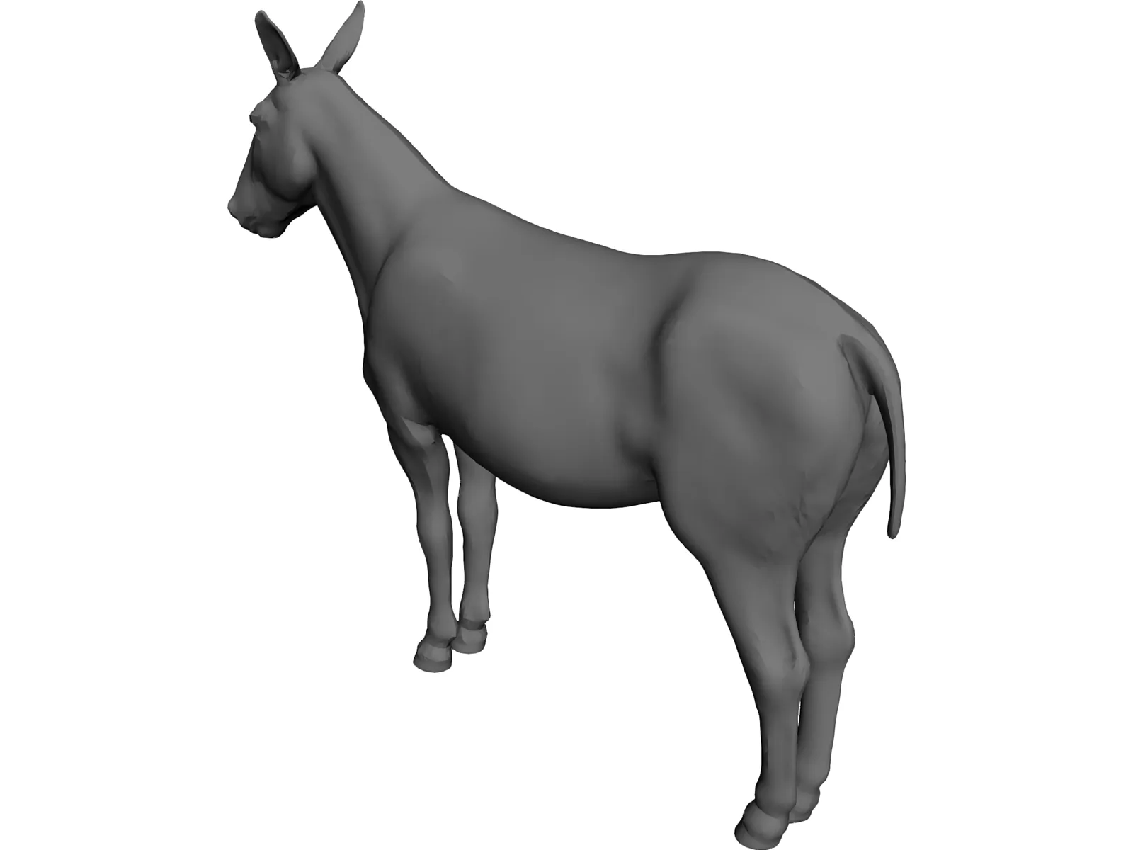 Donkey 3D Model