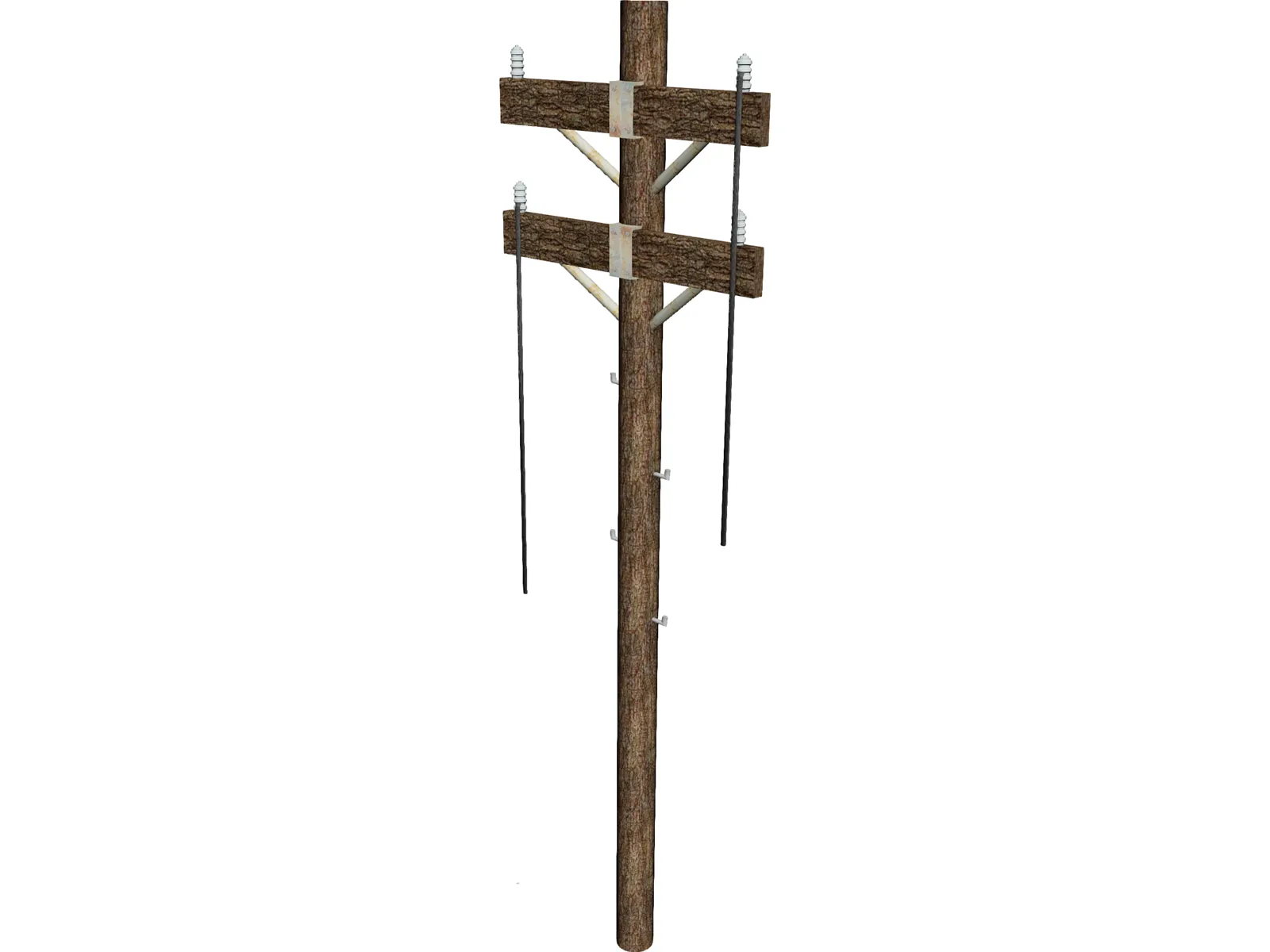 Utility Pole 3D Model