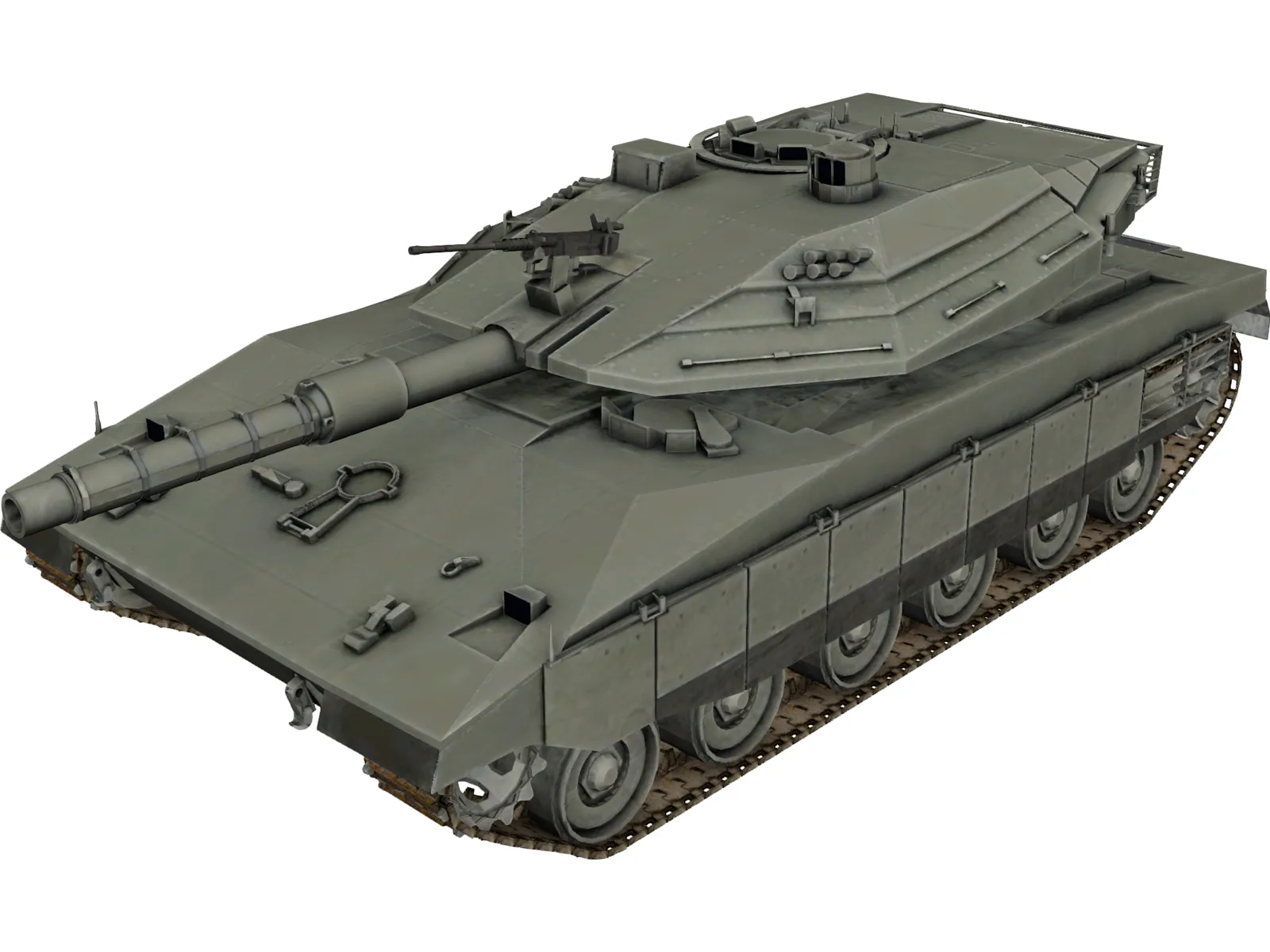 Merkava IV 3D Model