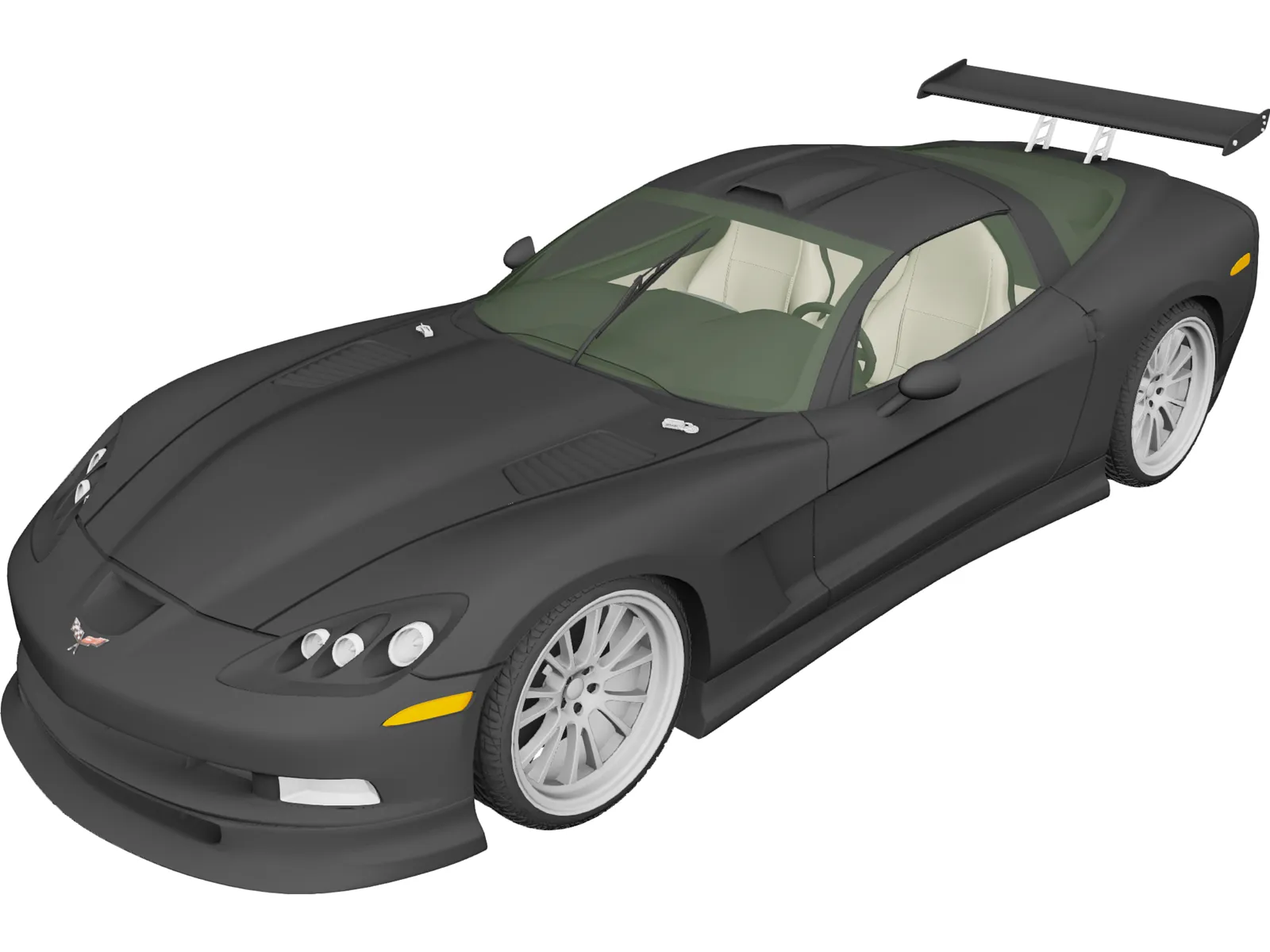 Chevrolet Corvette C6 [Tuned] 3D Model