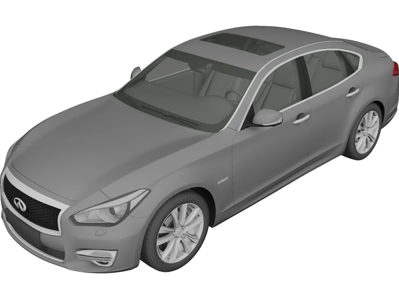 Infiniti Q70 (2015) 3D Model