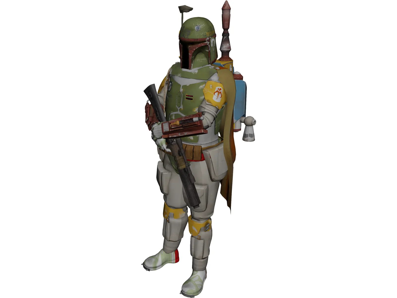 Boba Fett 3D Model