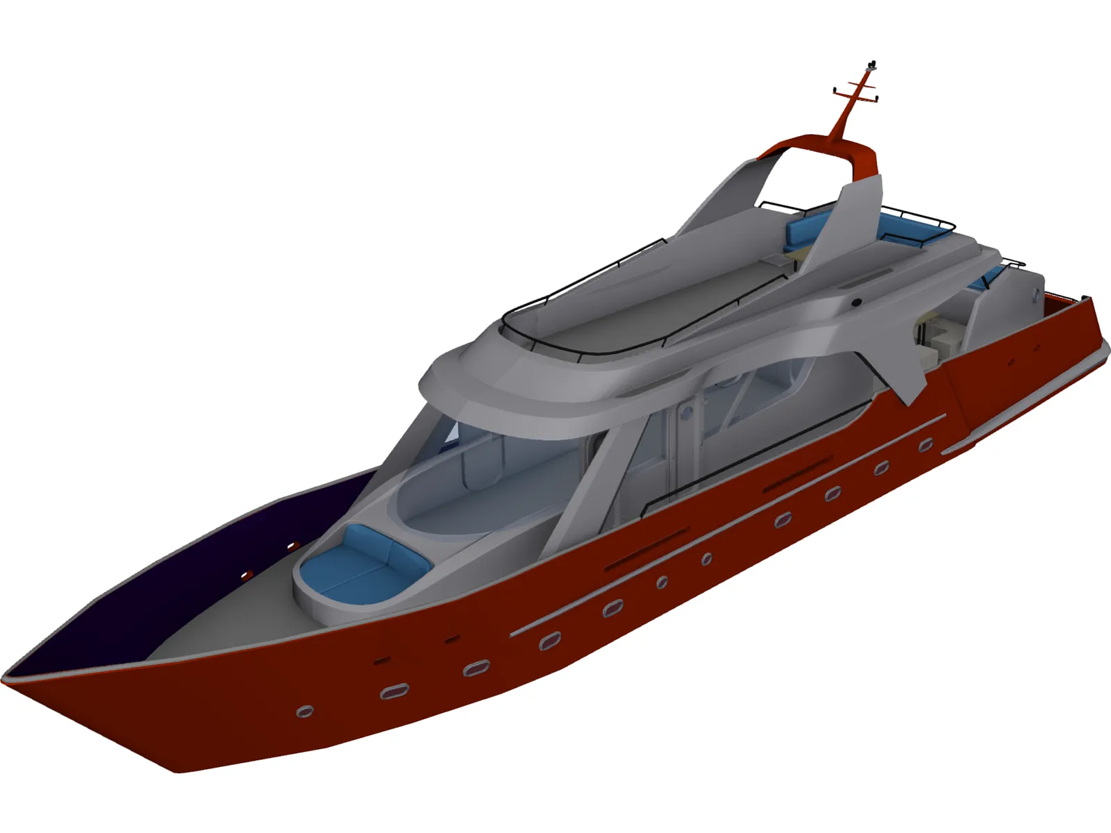 Boat 3D Model