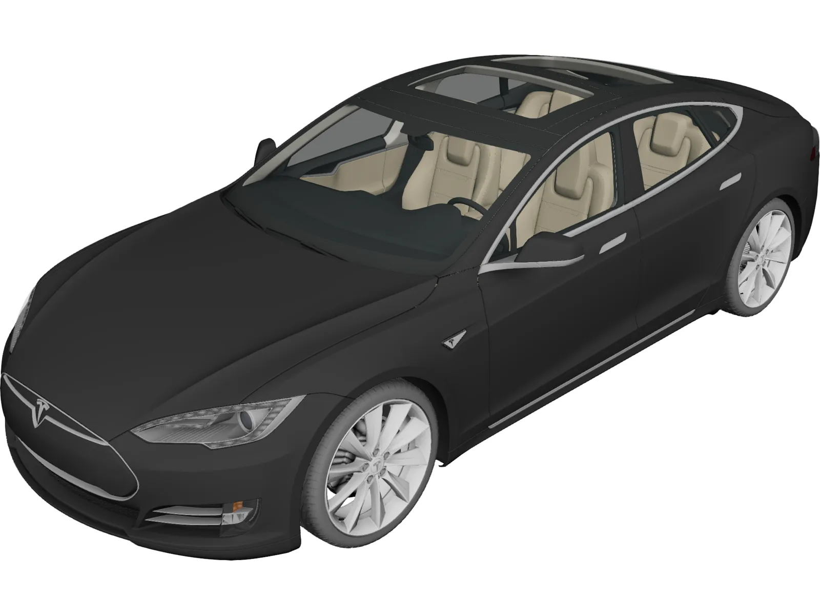 Tesla Model S 3D Model