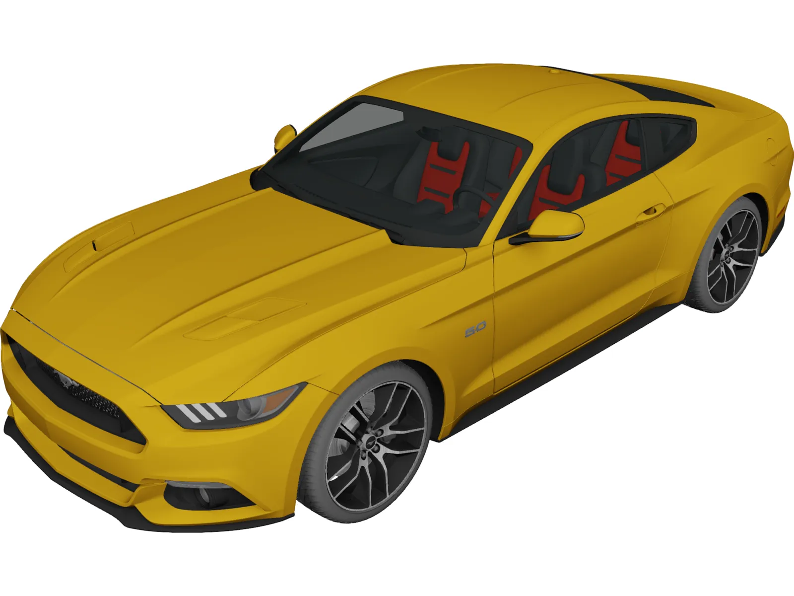 Ford Mustang GT 3D Model