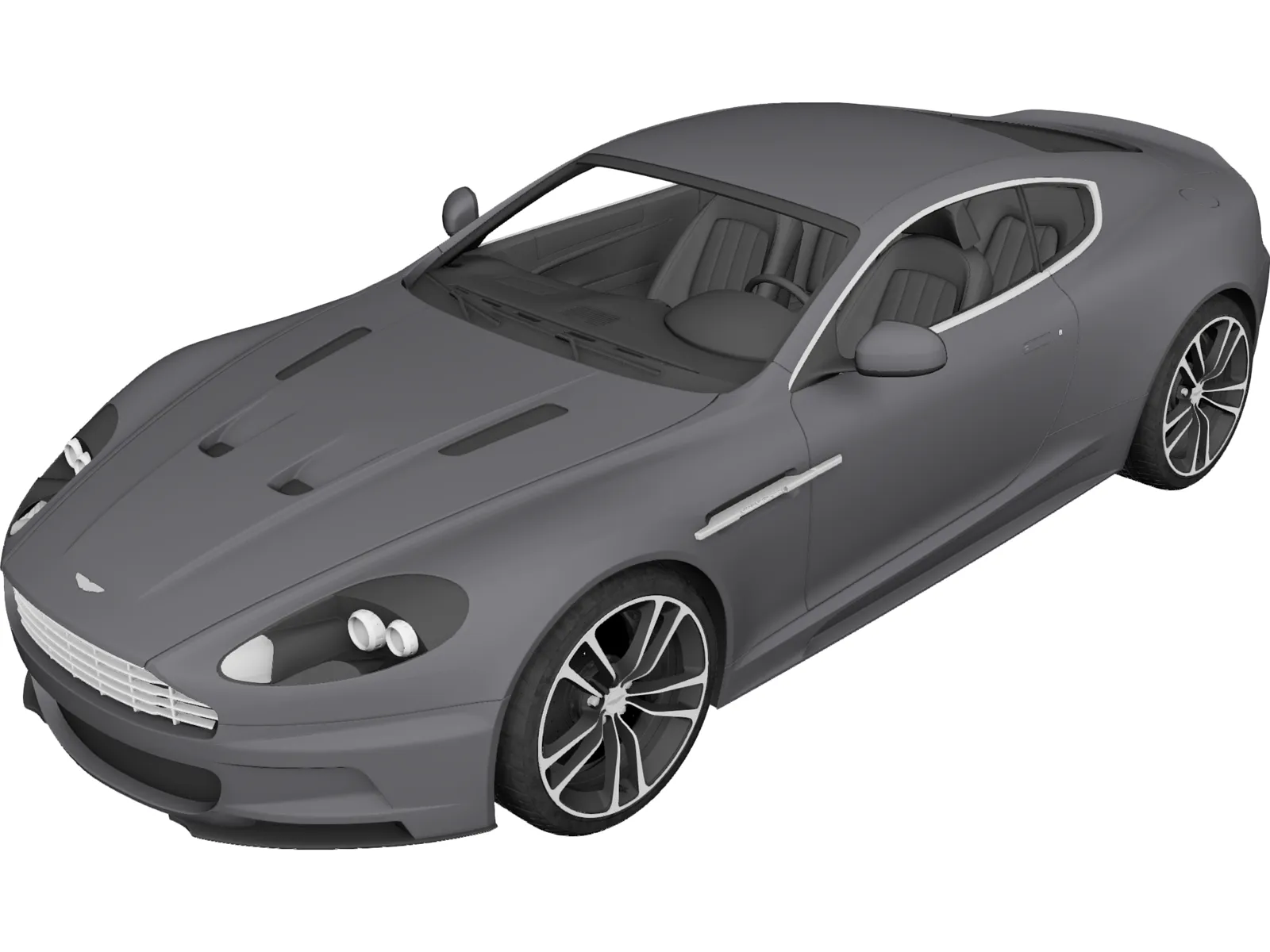 Aston Martin Vanquish S (2018) 3D Model