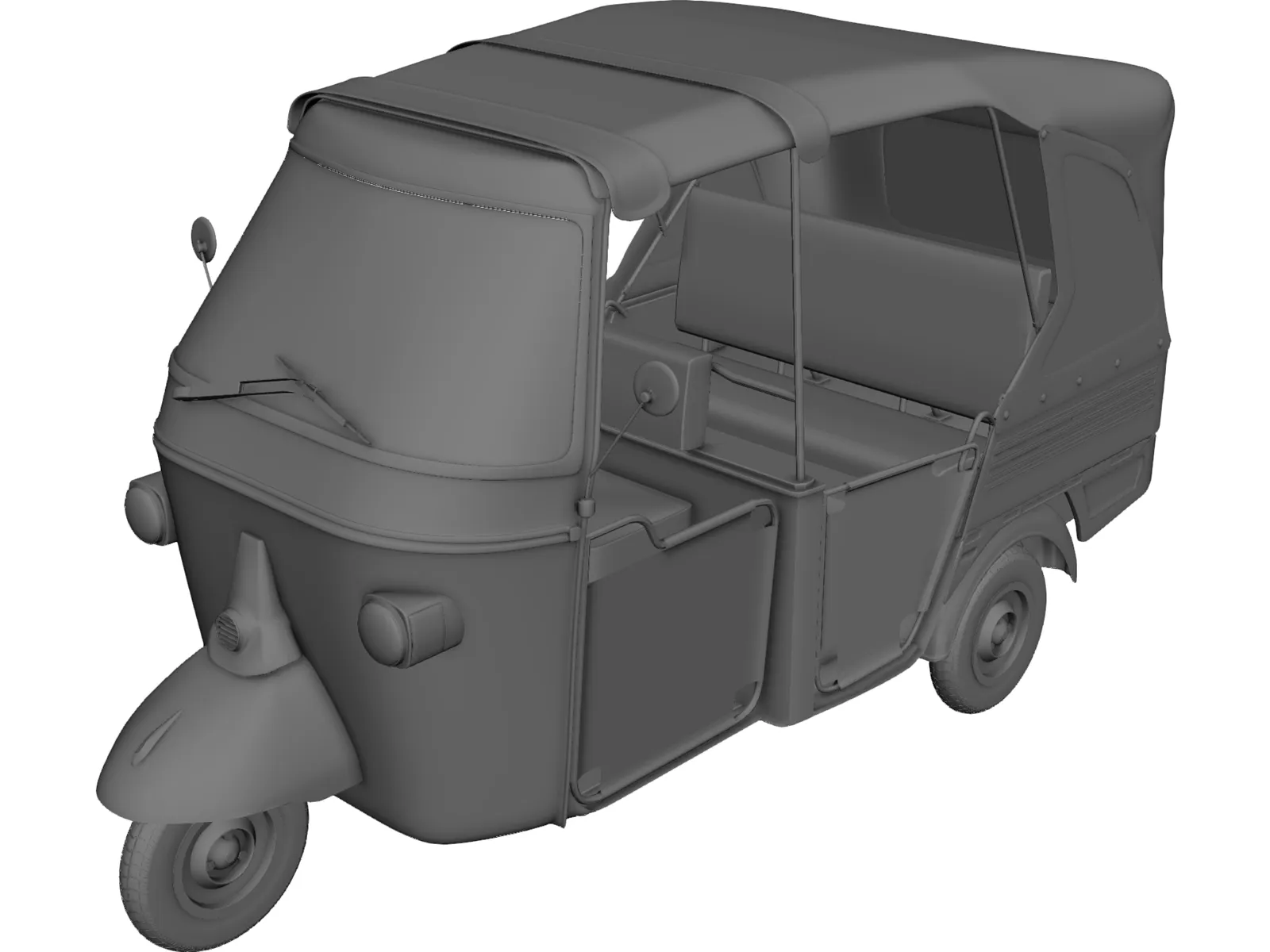 Piaggio Ape Calessino 3D Model