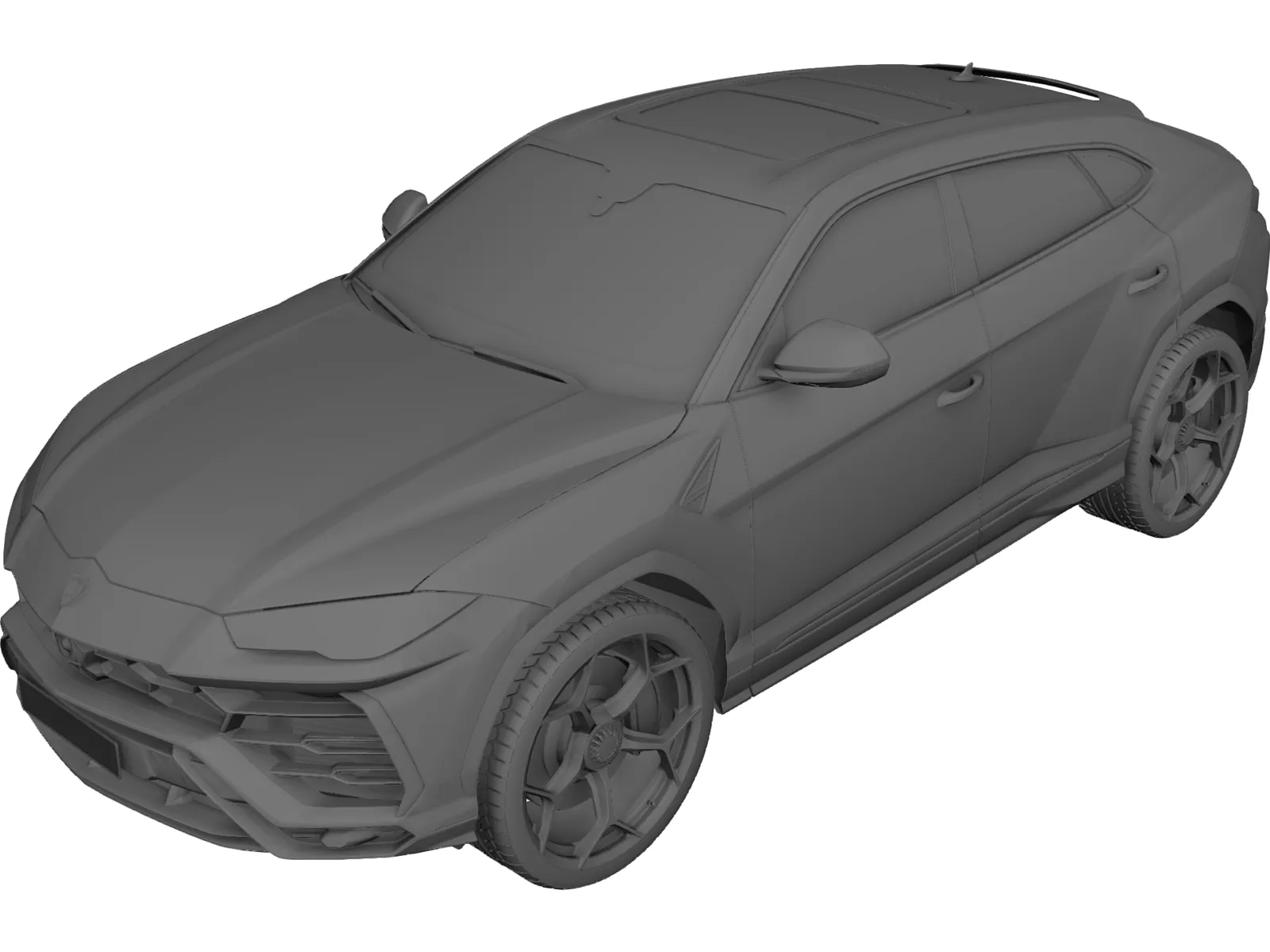 Lamborghini Urus (2018) 3D Model