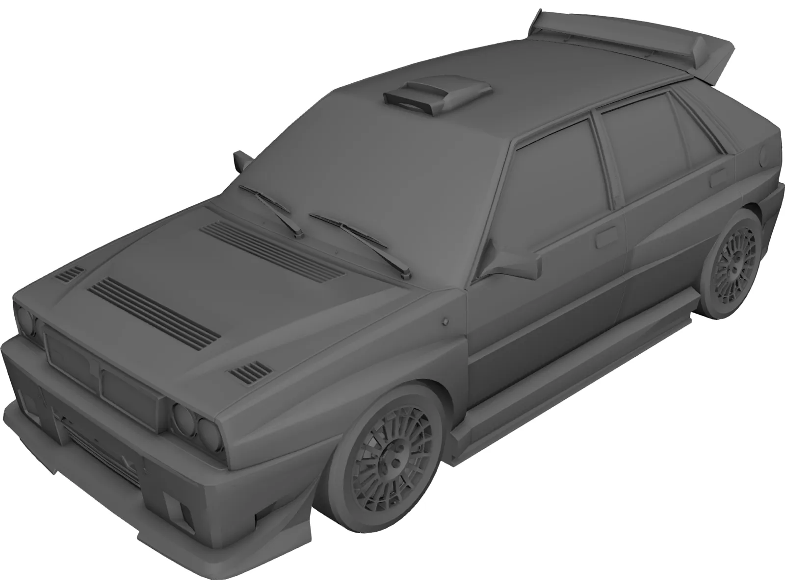 Lancia Delta HF Integrale Evoluzione 3D Model