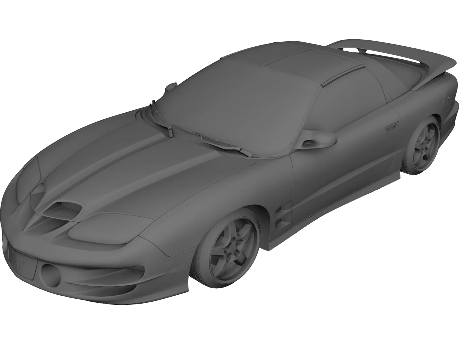 Pontiac Firebird Trans Am WS6 3D Model