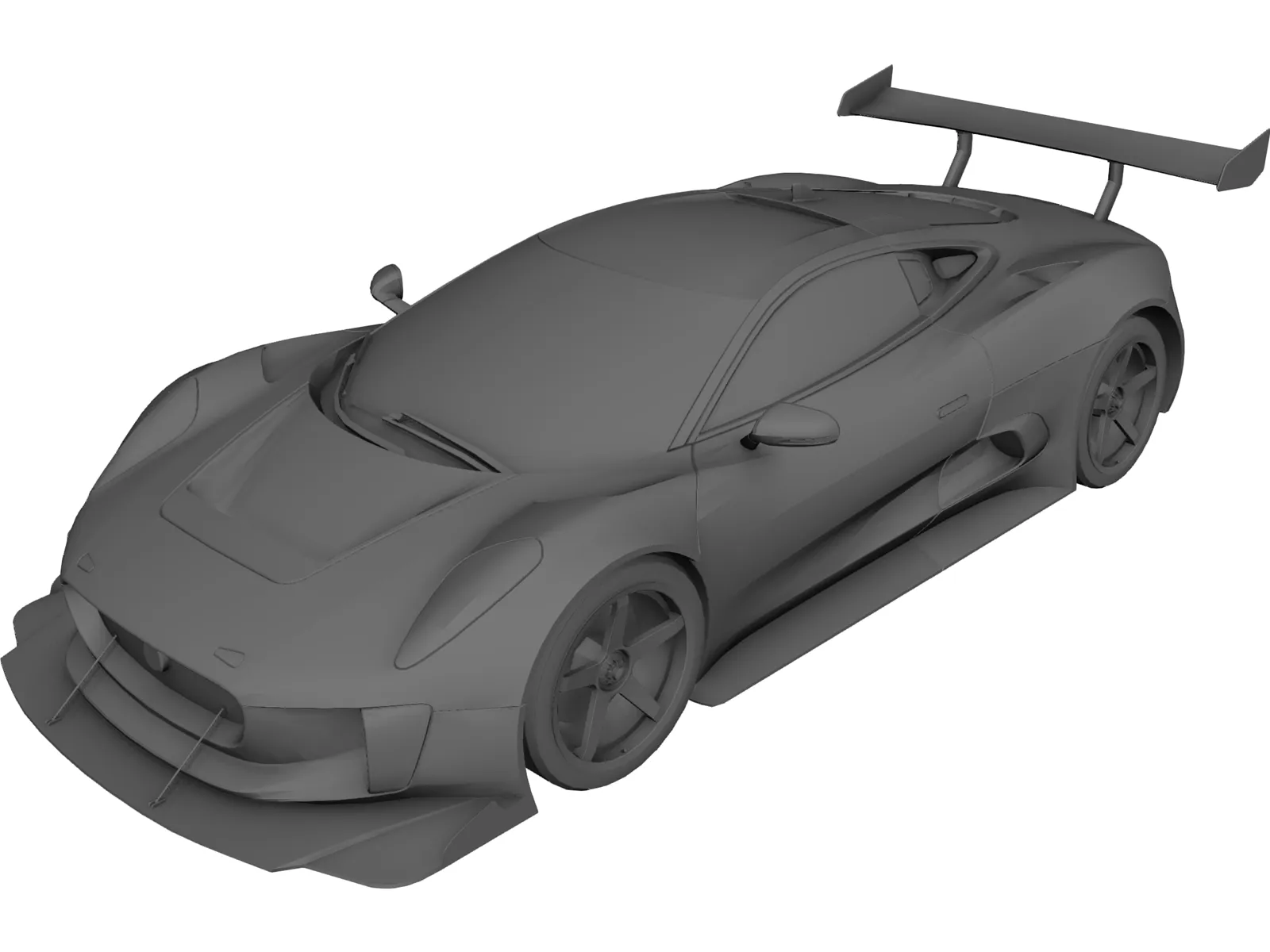 Jaguar C-X75 R3 Spec (2017) 3D Model