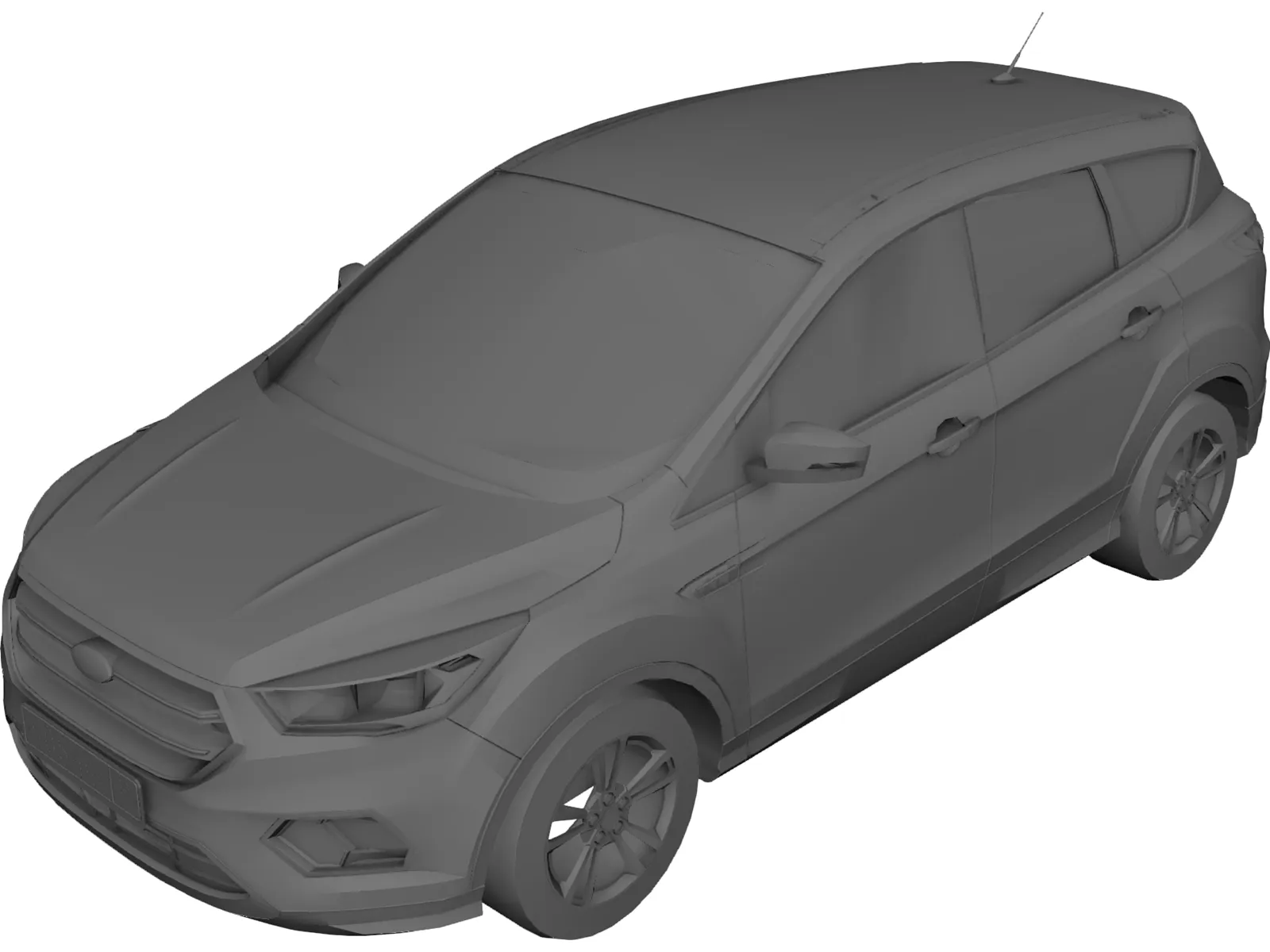 Ford Kuga (2016) 3D Model