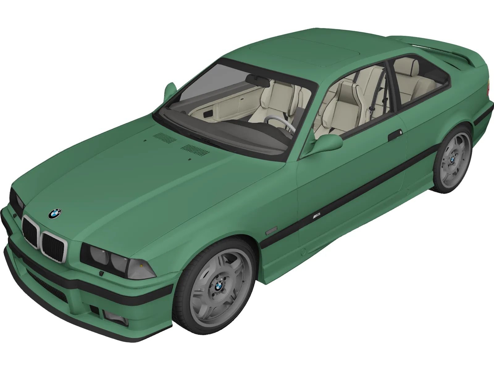 BMW M3 E36 (1997) 3D Model