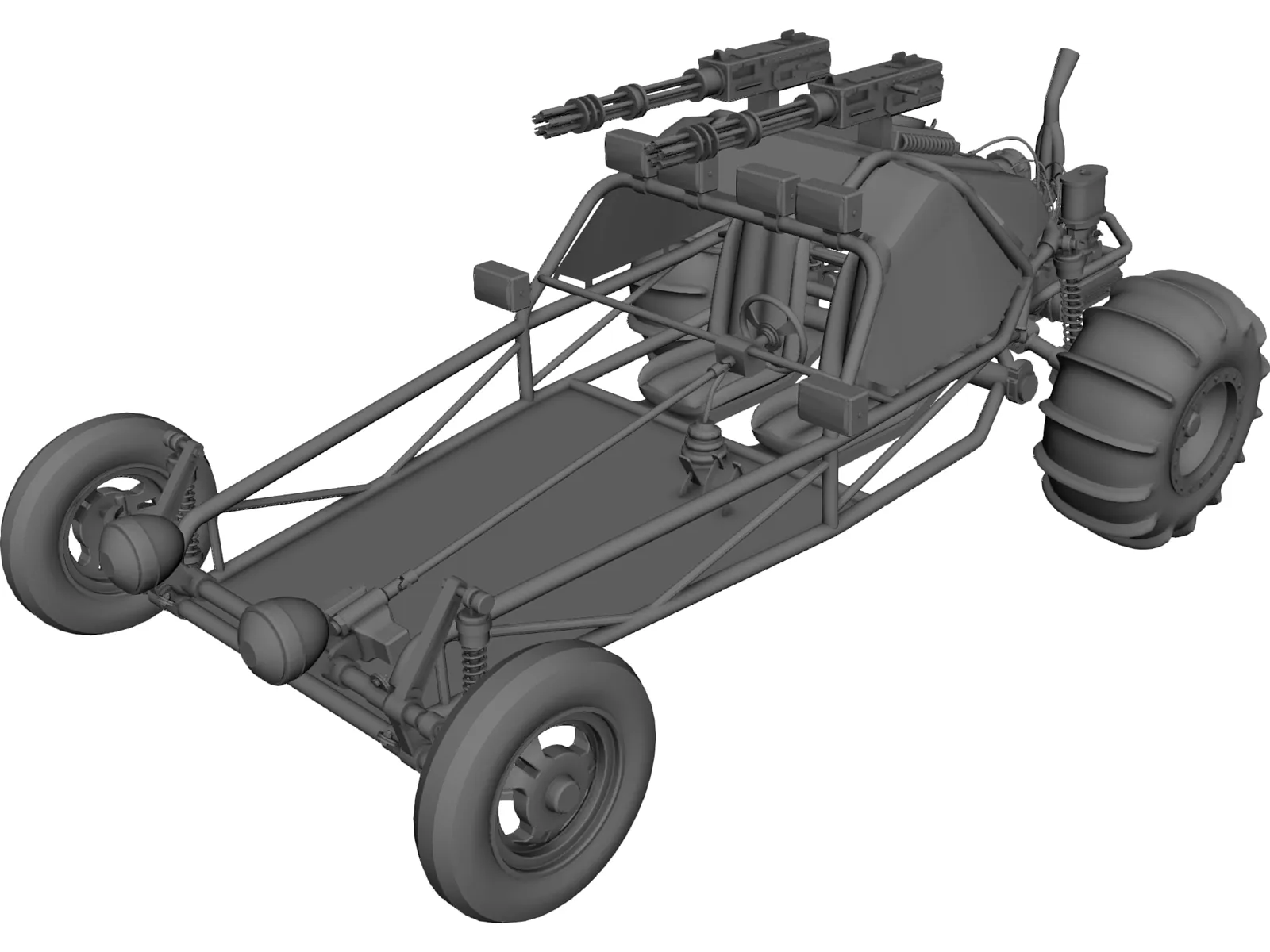 Sand Rail 3D Model