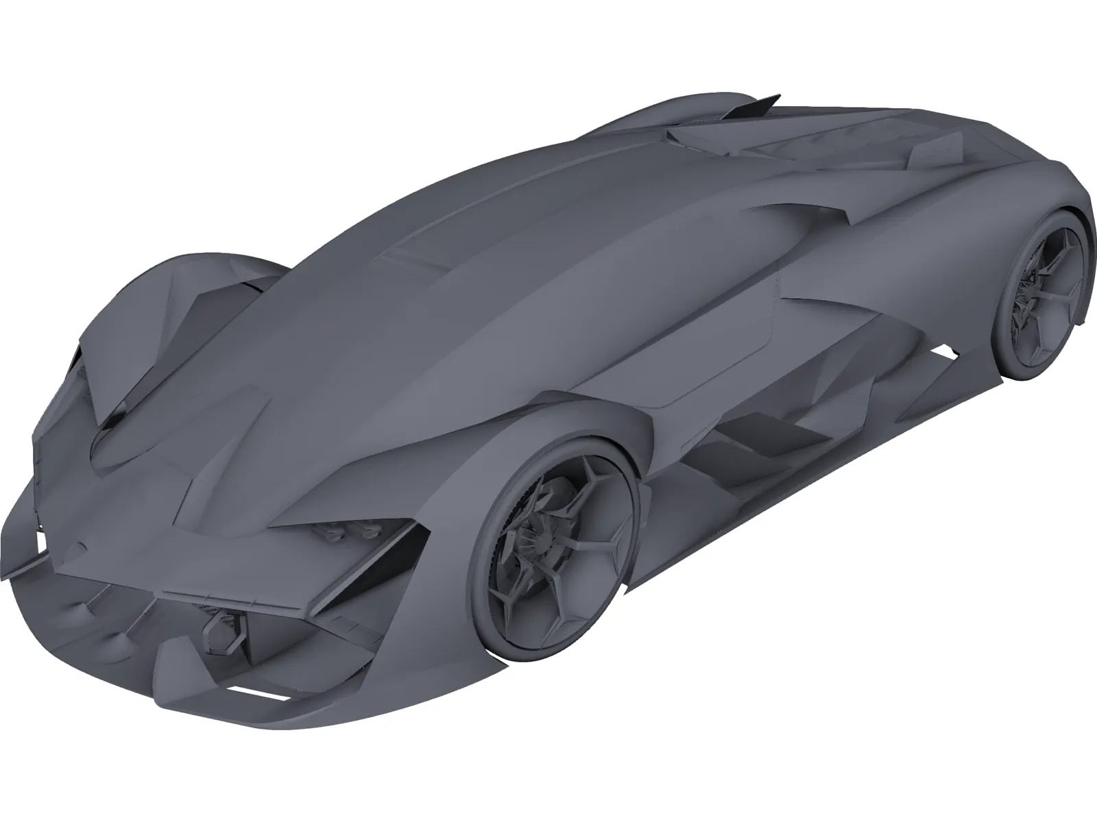 Lamborghini Terzo Millennio Concept 3D Model