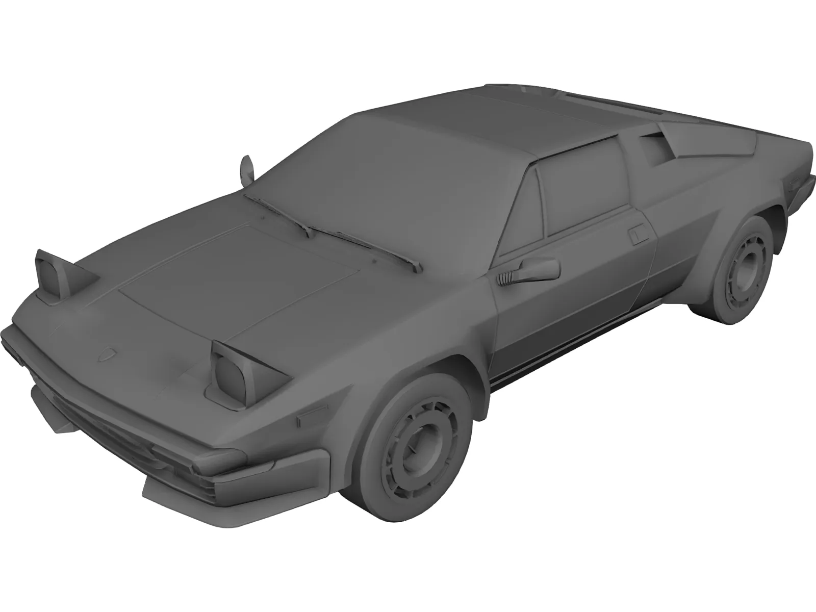 Lamborghini Jalpa (1984) 3D Model